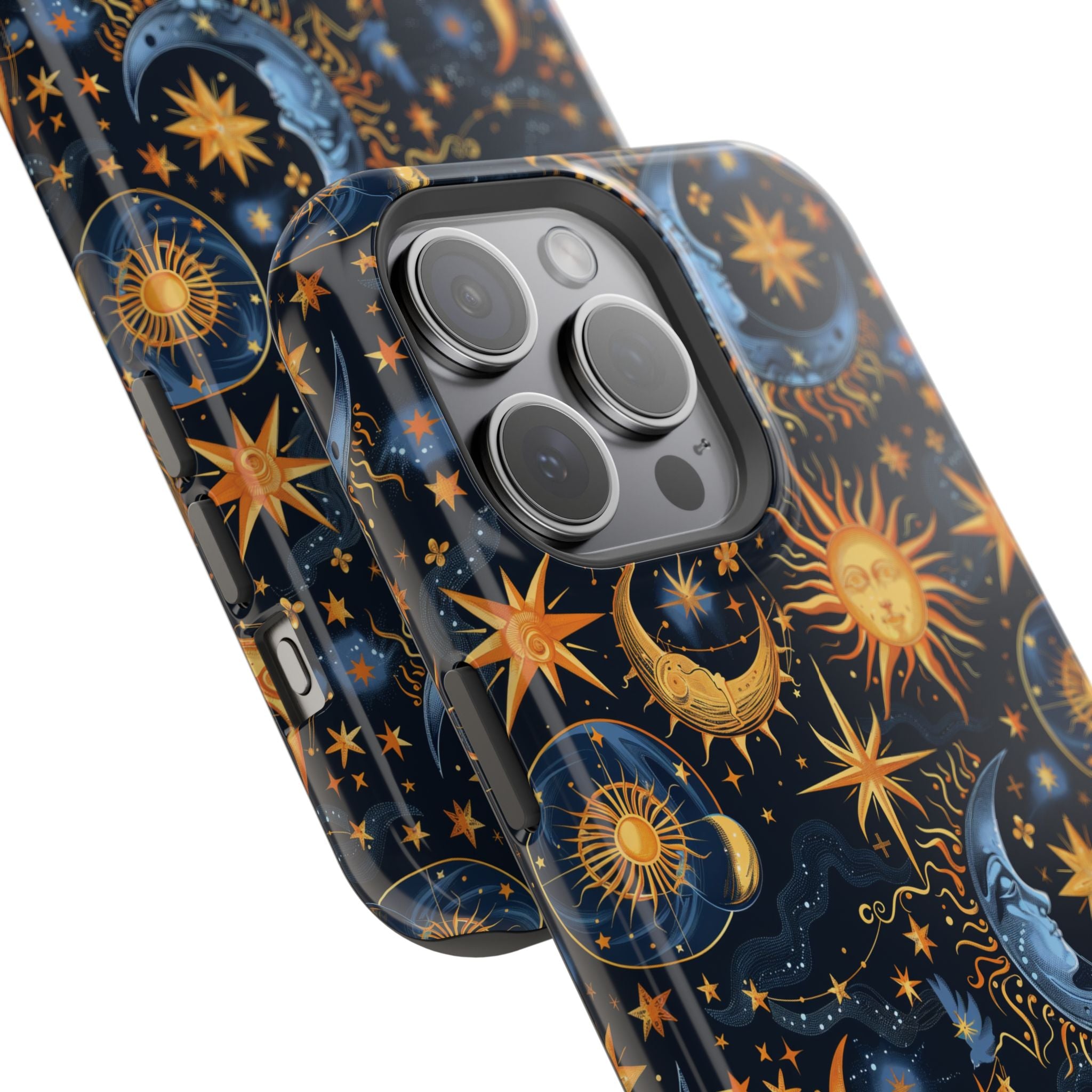 Celestial Sun and Moon Impact-Resistant Phone Case