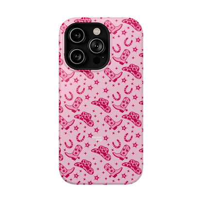 Pink Cowgirl Impact-Resistant Case