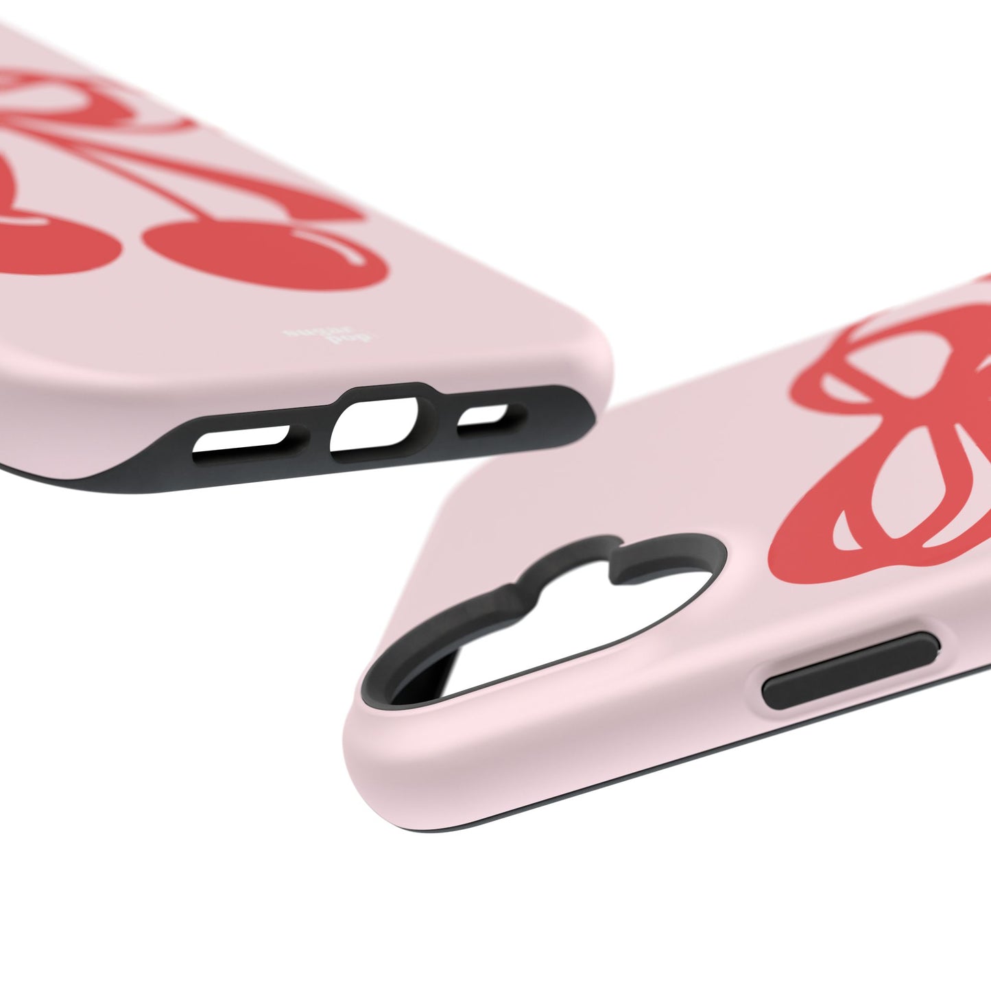 Cherry Bow Impact-Resistant Phone Case