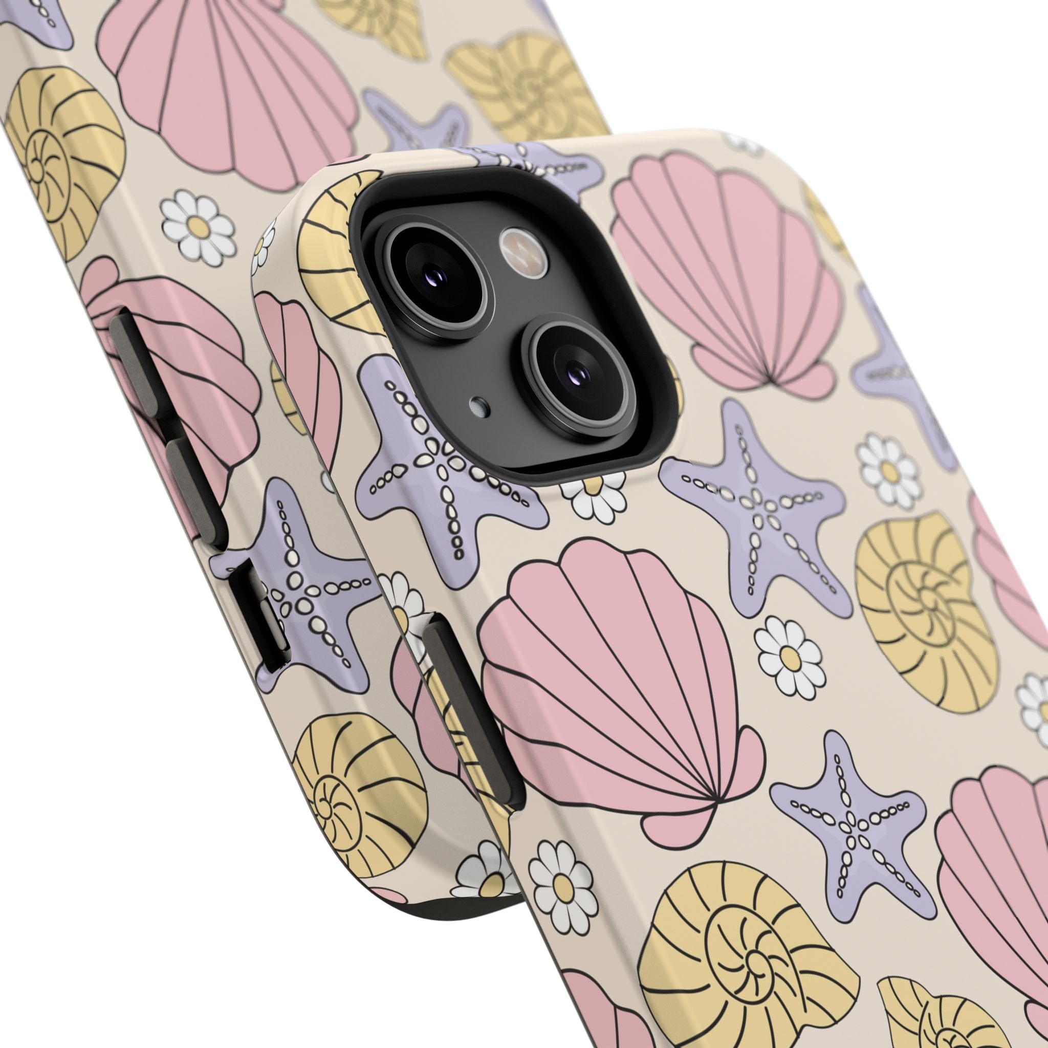 Coastal Shells Impact-Resistant Phone Case