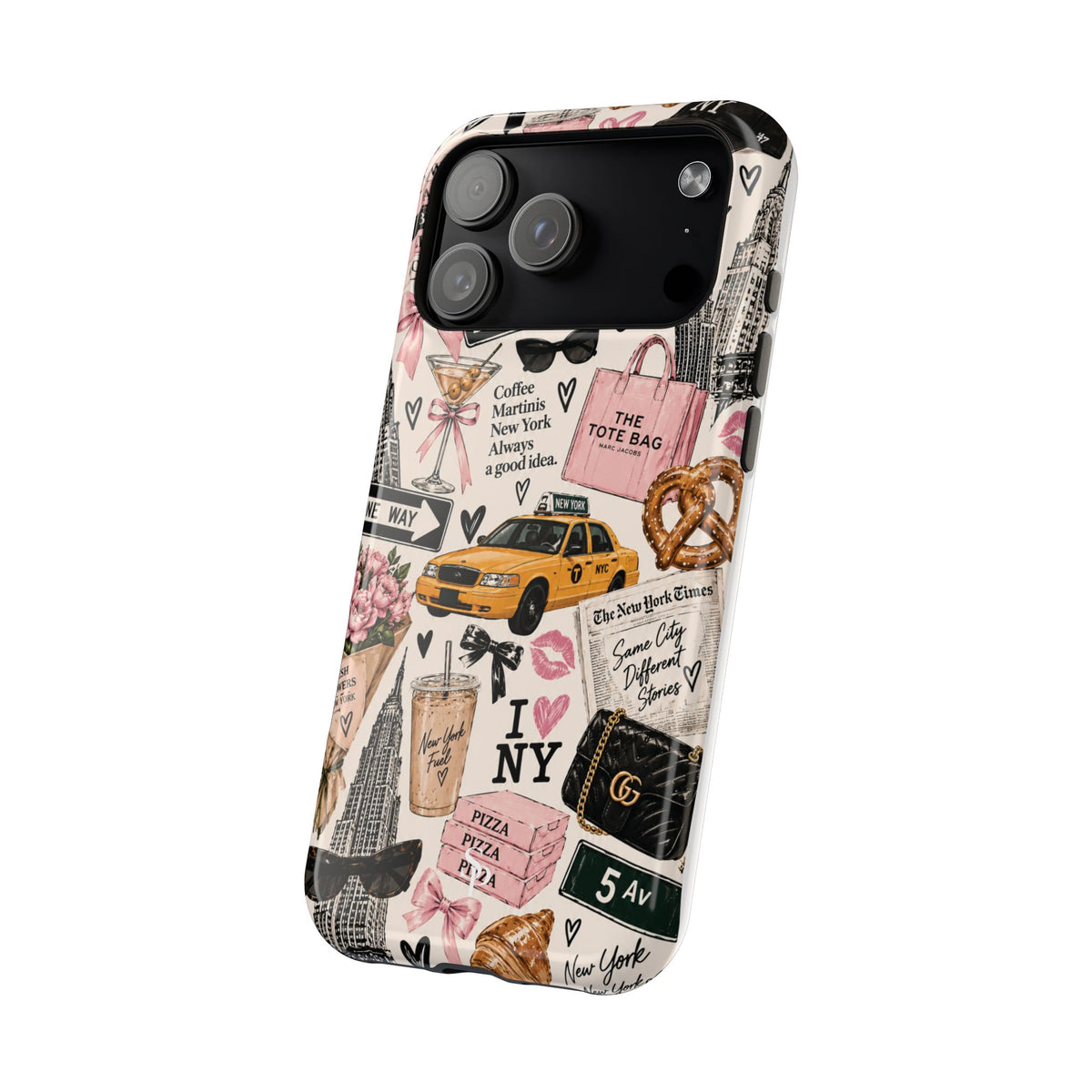 Pink New York Magnetic Phone Case