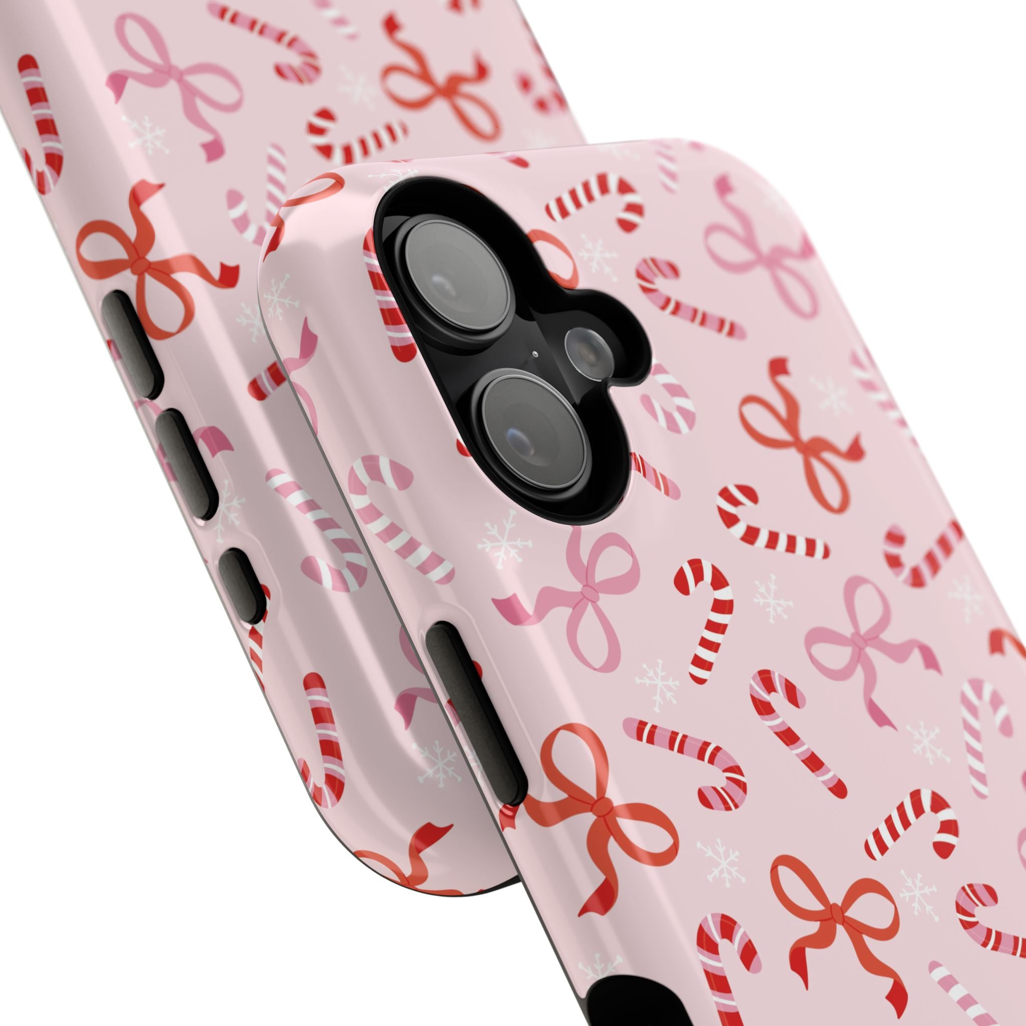 Candy Cane Impact-Resistant Phone Case - Limited Edition