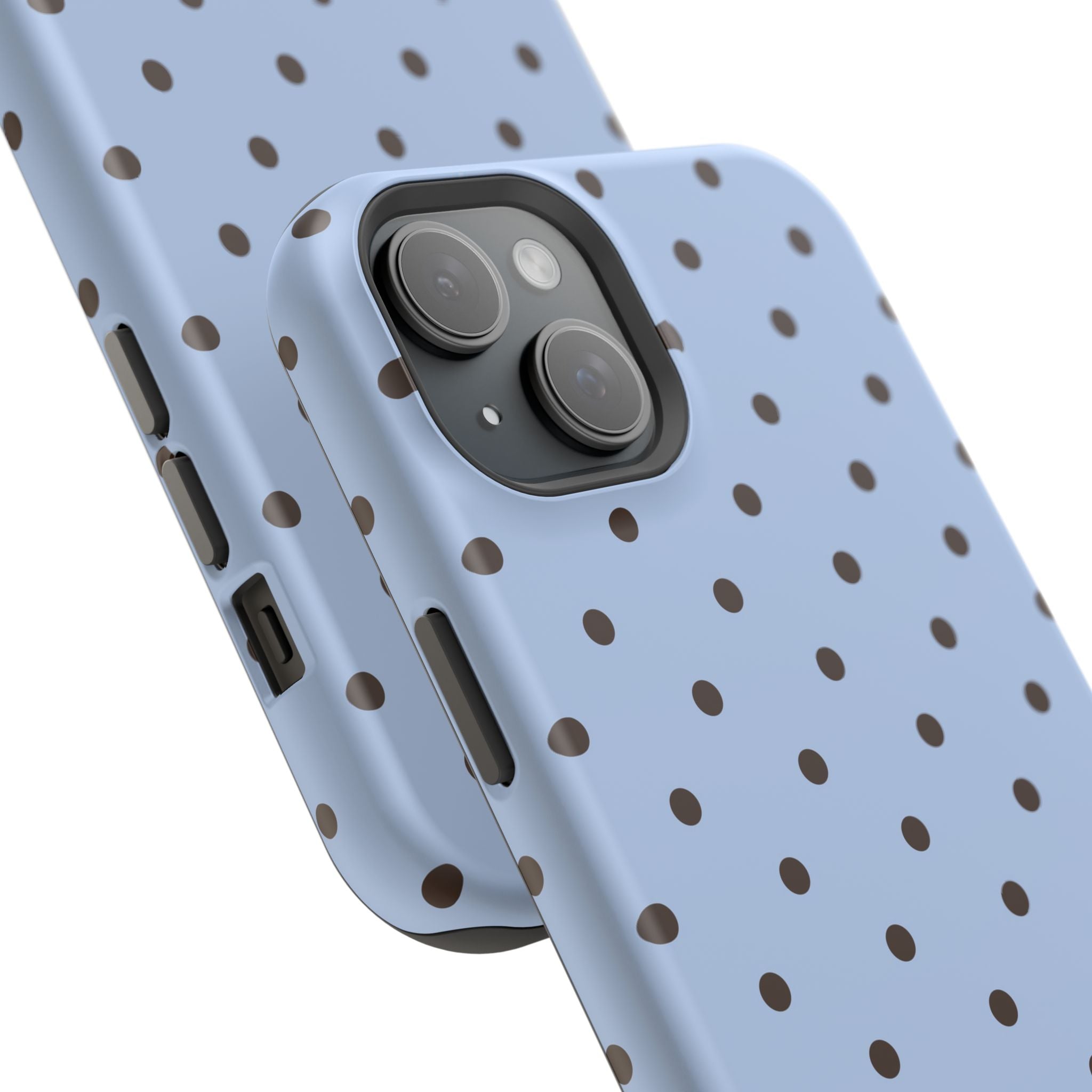 Blue Polka Dot Magnetic Impact Phone Case