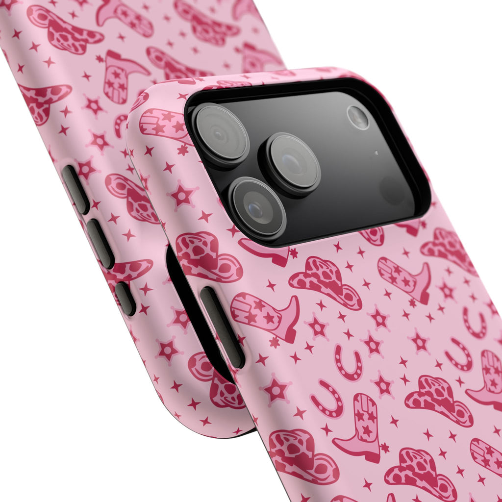 Pink Cowgirl Impact-Resistant Case