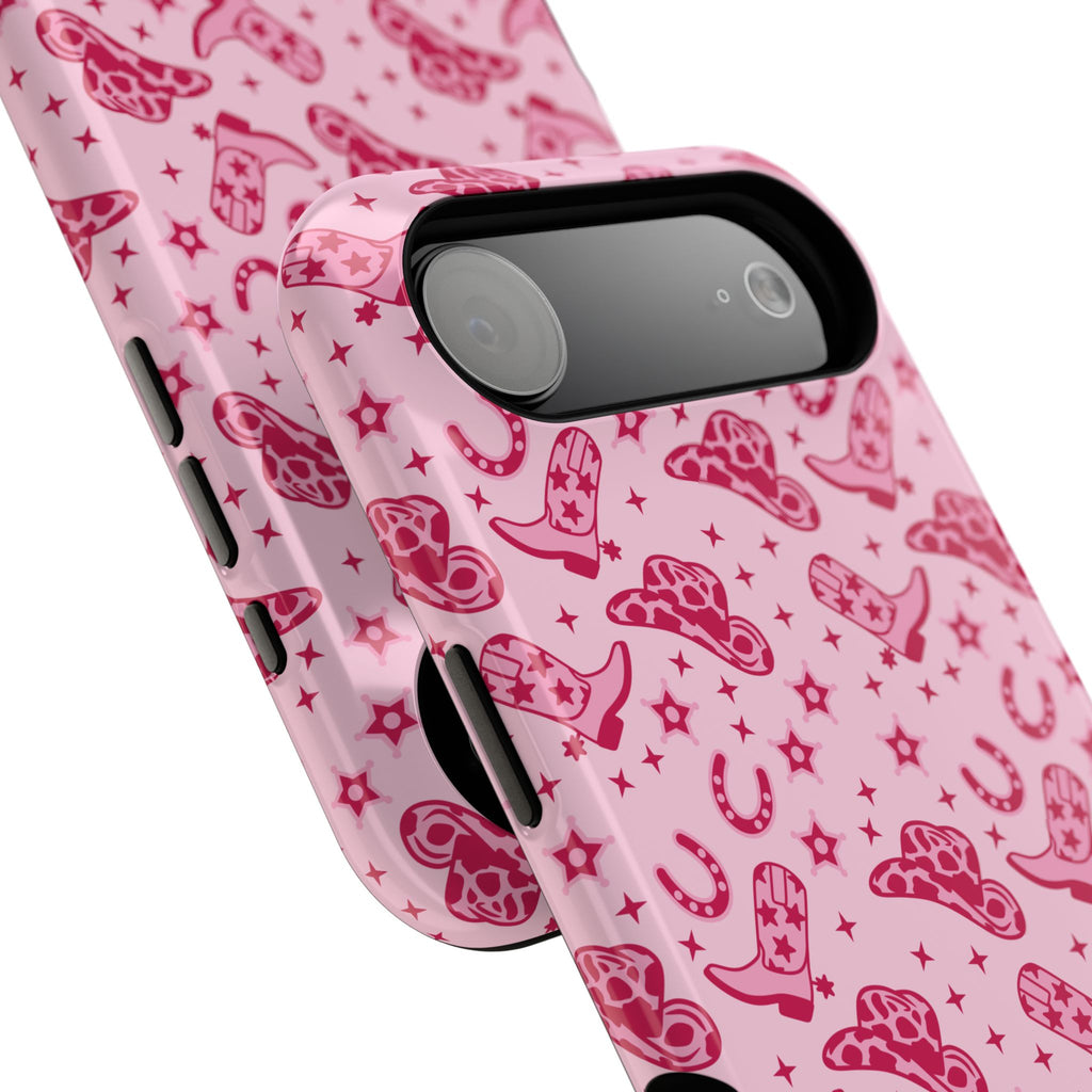 Pink Cowgirl Impact-Resistant Case