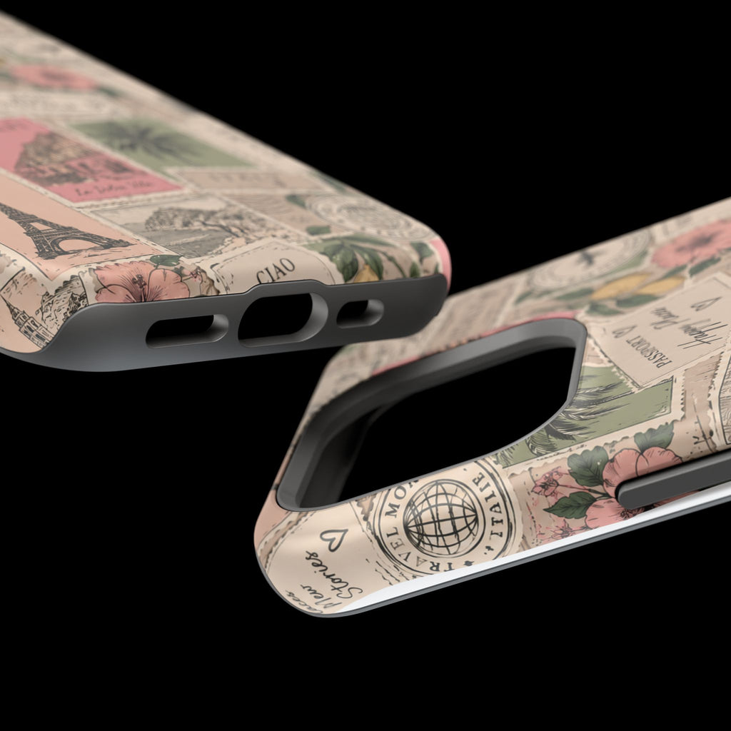 Travel Passport Stamp Magnetic Impact-Resistant Case