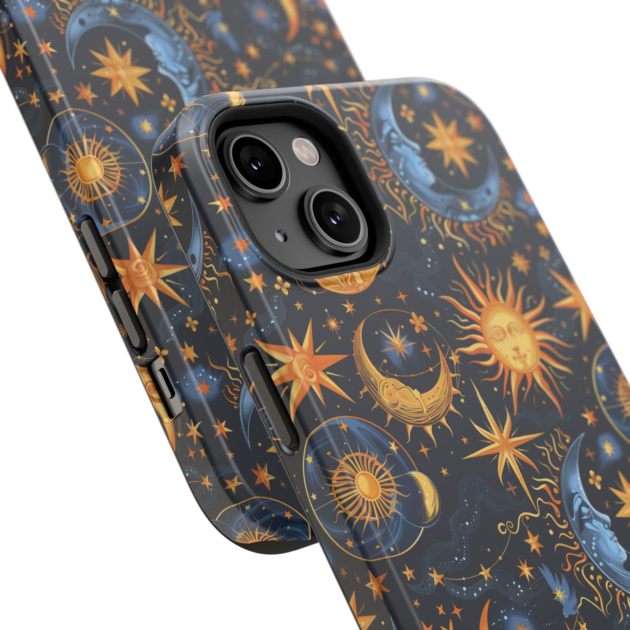 Celestial Sun and Moon Impact-Resistant Phone Case