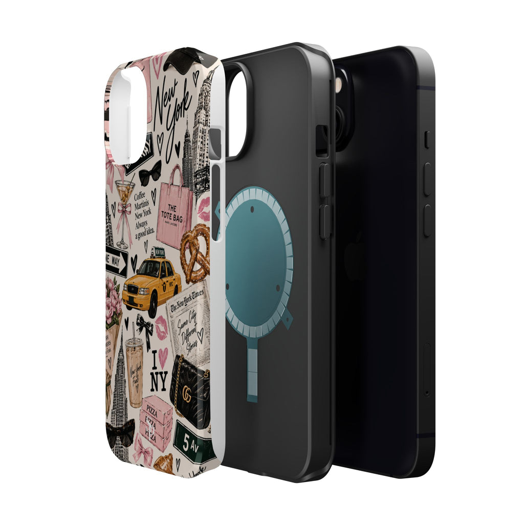 Pink New York Magnetic Phone Case