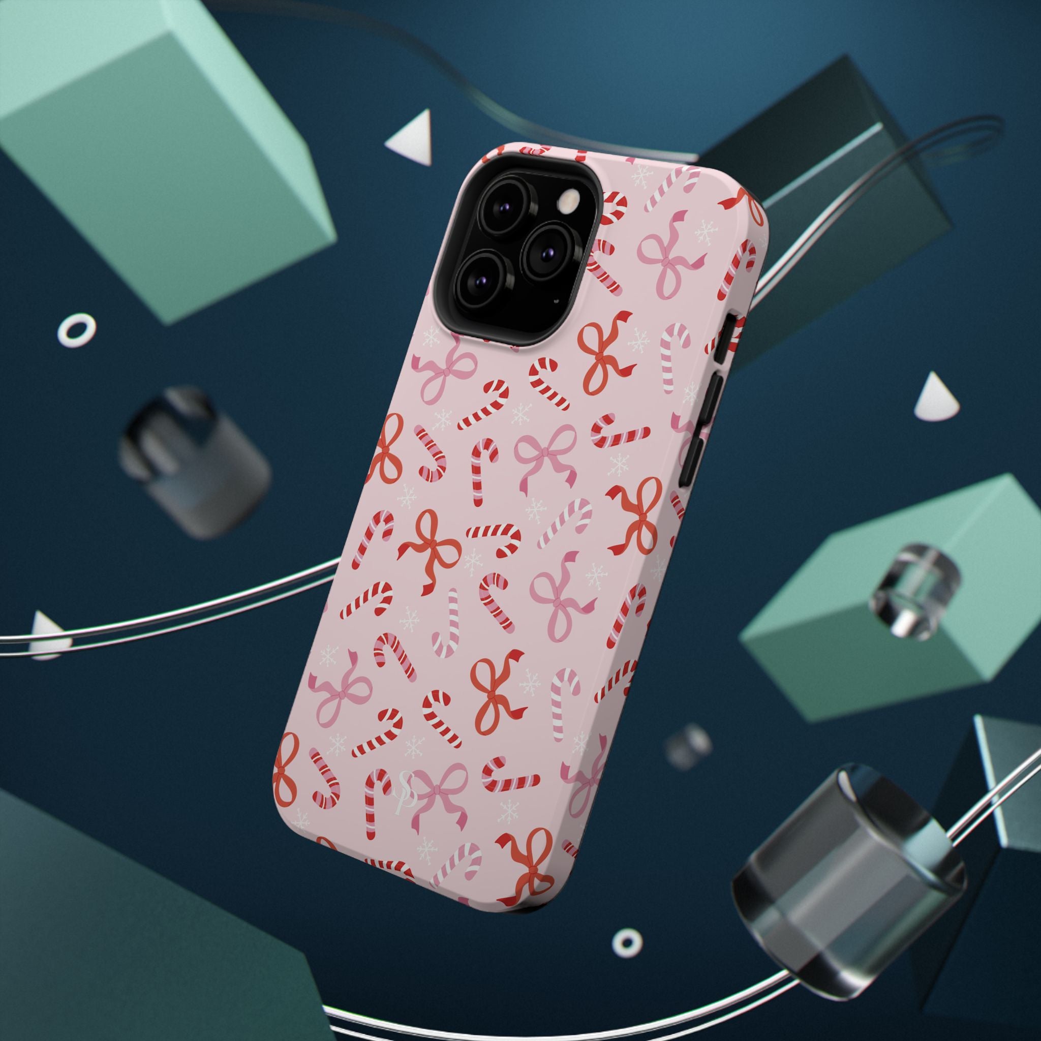 Candy Cane Impact-Resistant Phone Case - Limited Edition