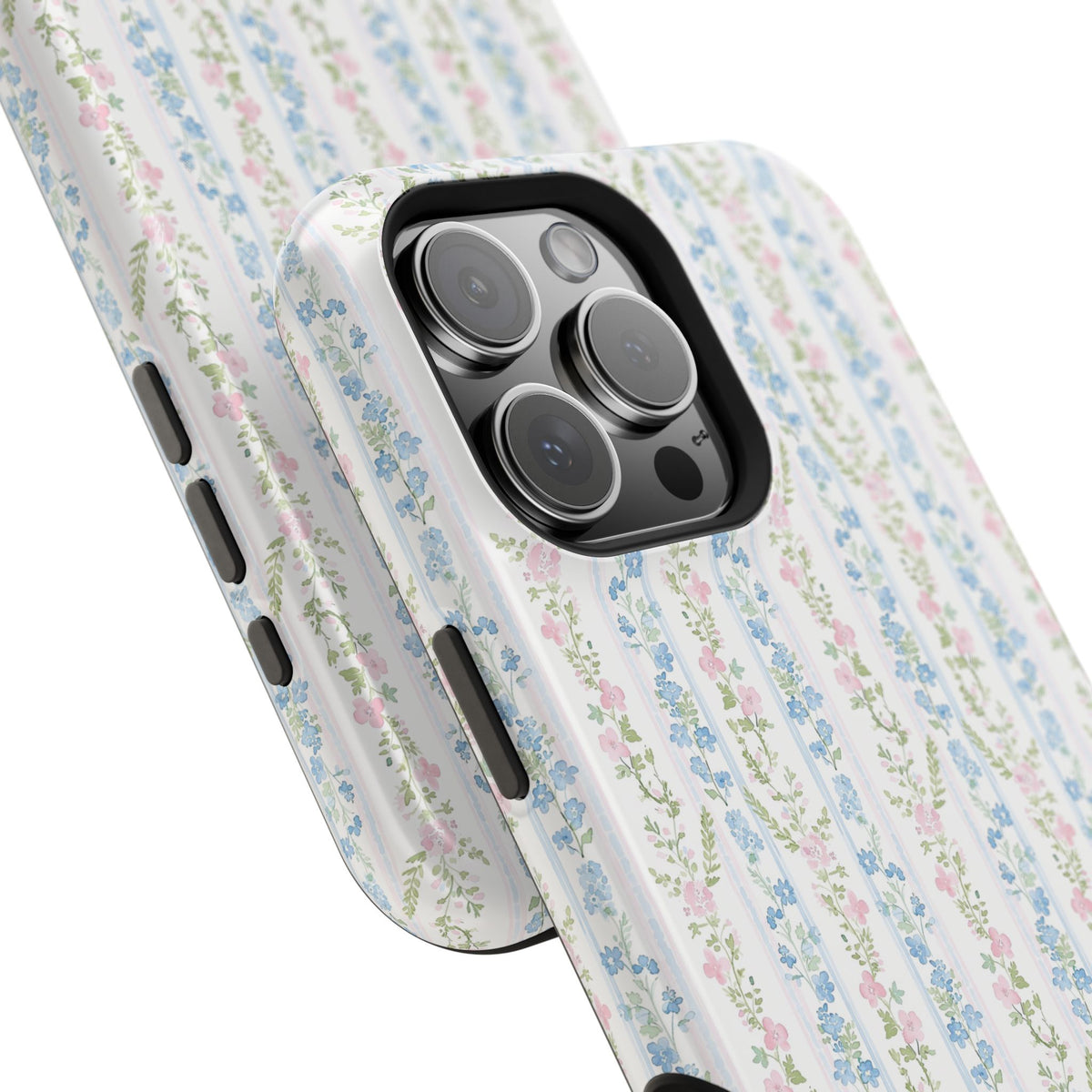 Pastel Floral Pattern Magnetic Tough Case
