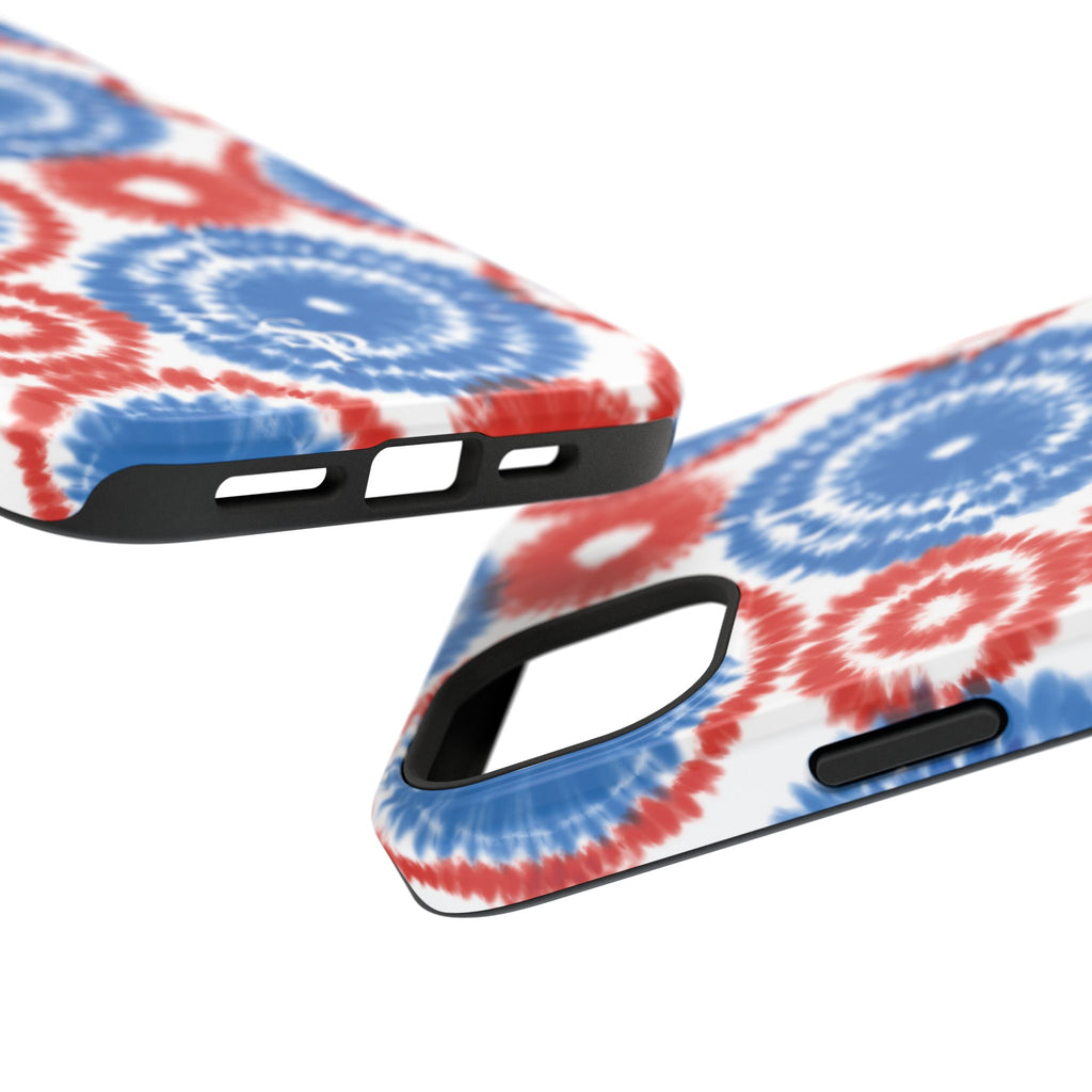 Patriotic Tie Dye Impact Resistant Phone Case