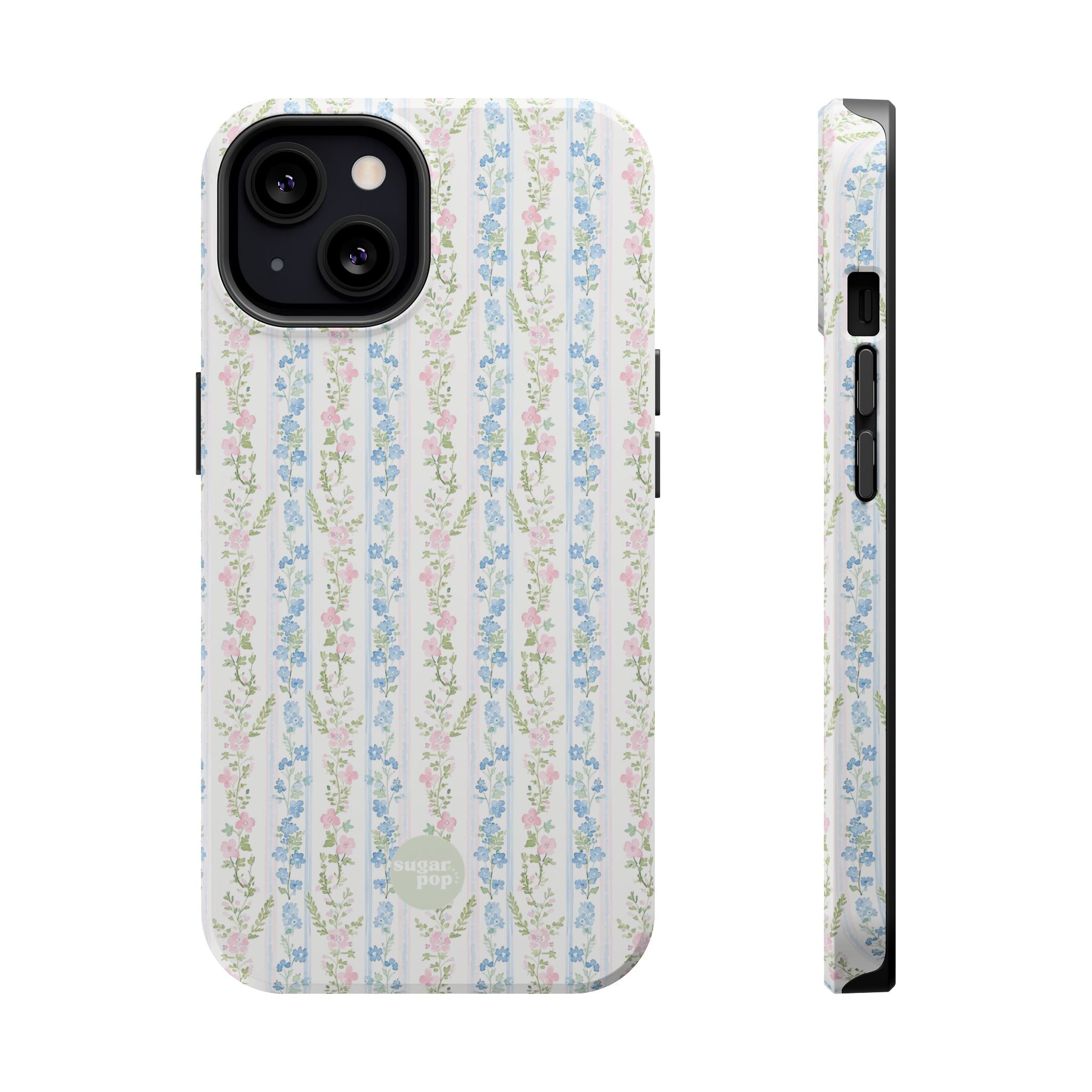 Pastel Floral Pattern Magnetic Tough Case