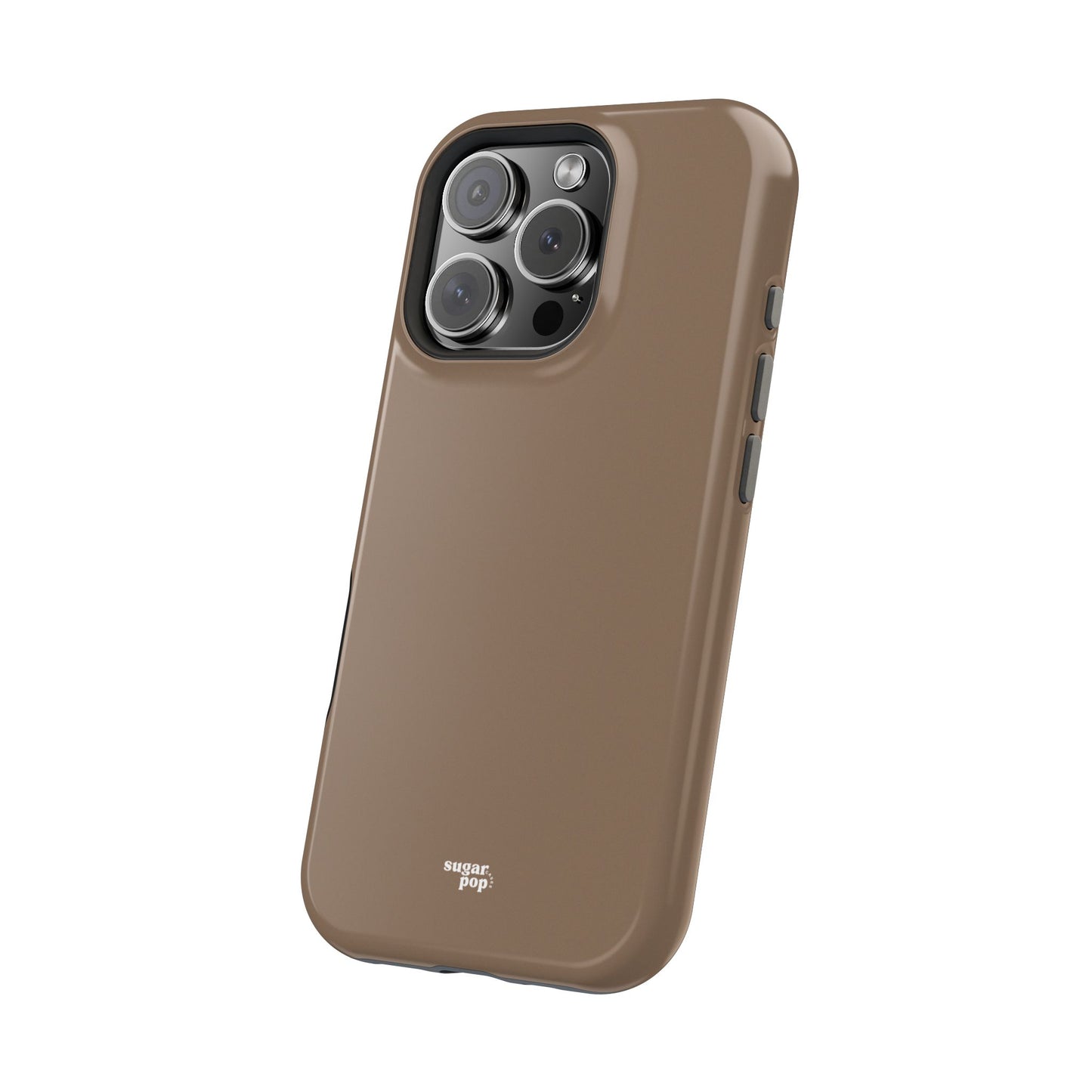 Brown Magnetic Tough Cases for Phones - Secure & Sleek Design