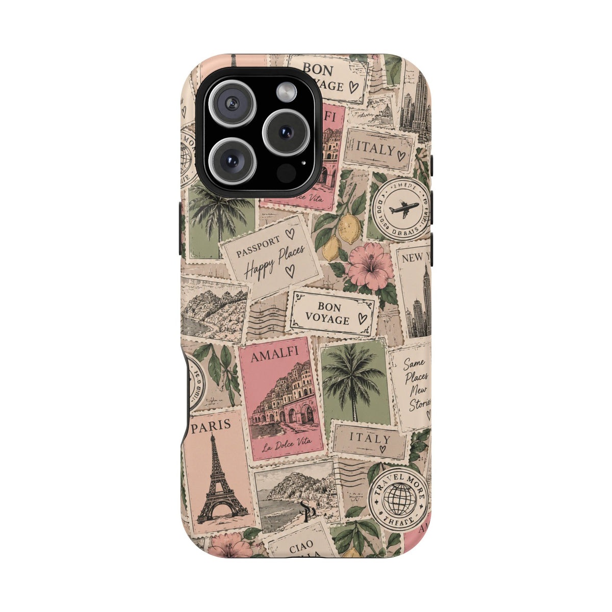 Travel Passport Stamp Magnetic Case