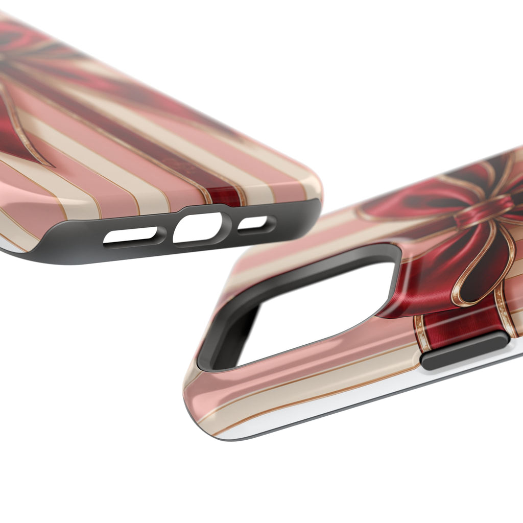Red Bow Gift Wrap Magnetic Phone Case