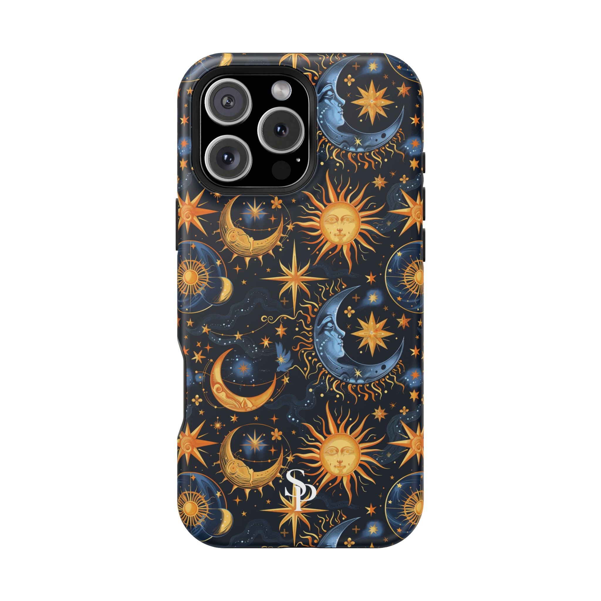 Celestial Sun and Moon Impact-Resistant Phone Case