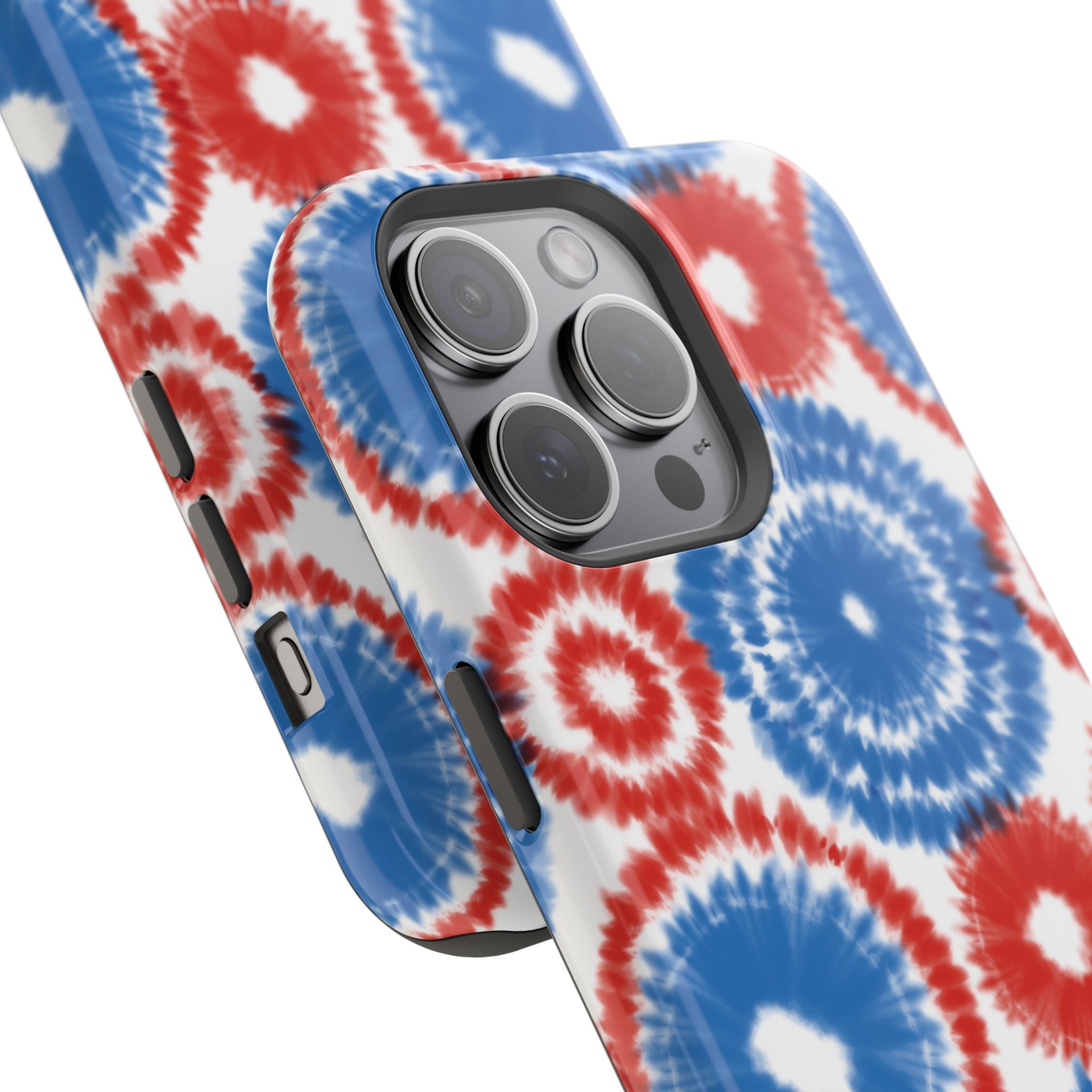 Patriotic Tie Dye Impact Resistant Phone Case