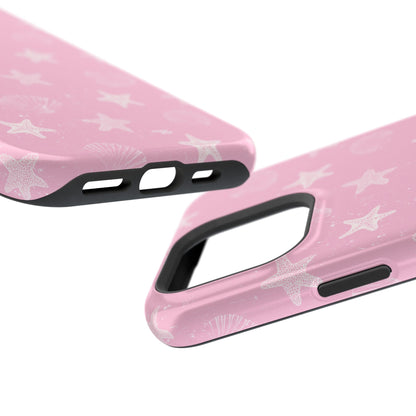 Pink Coastal Impact-Resistant Phone Case