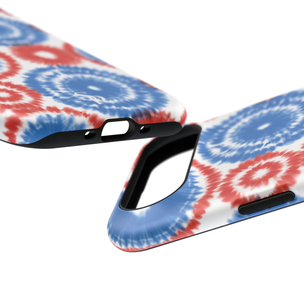 Patriotic Tie Dye Impact Resistant Phone Case