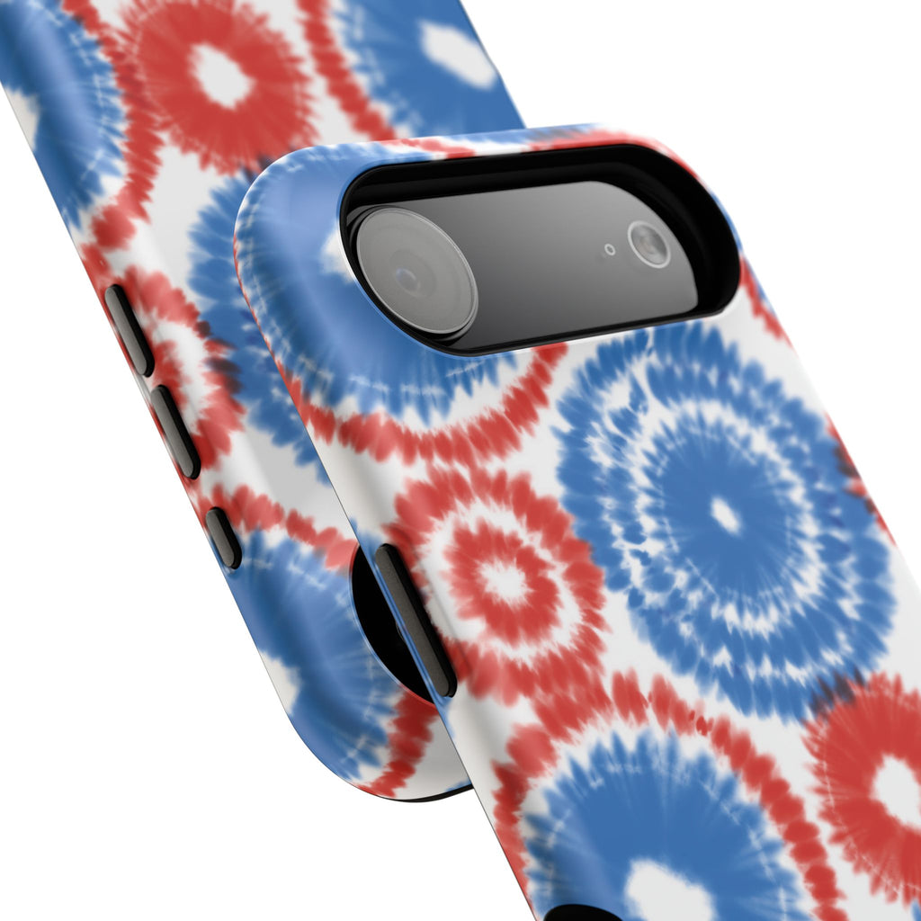 Patriotic Tie Dye Impact Resistant Phone Case