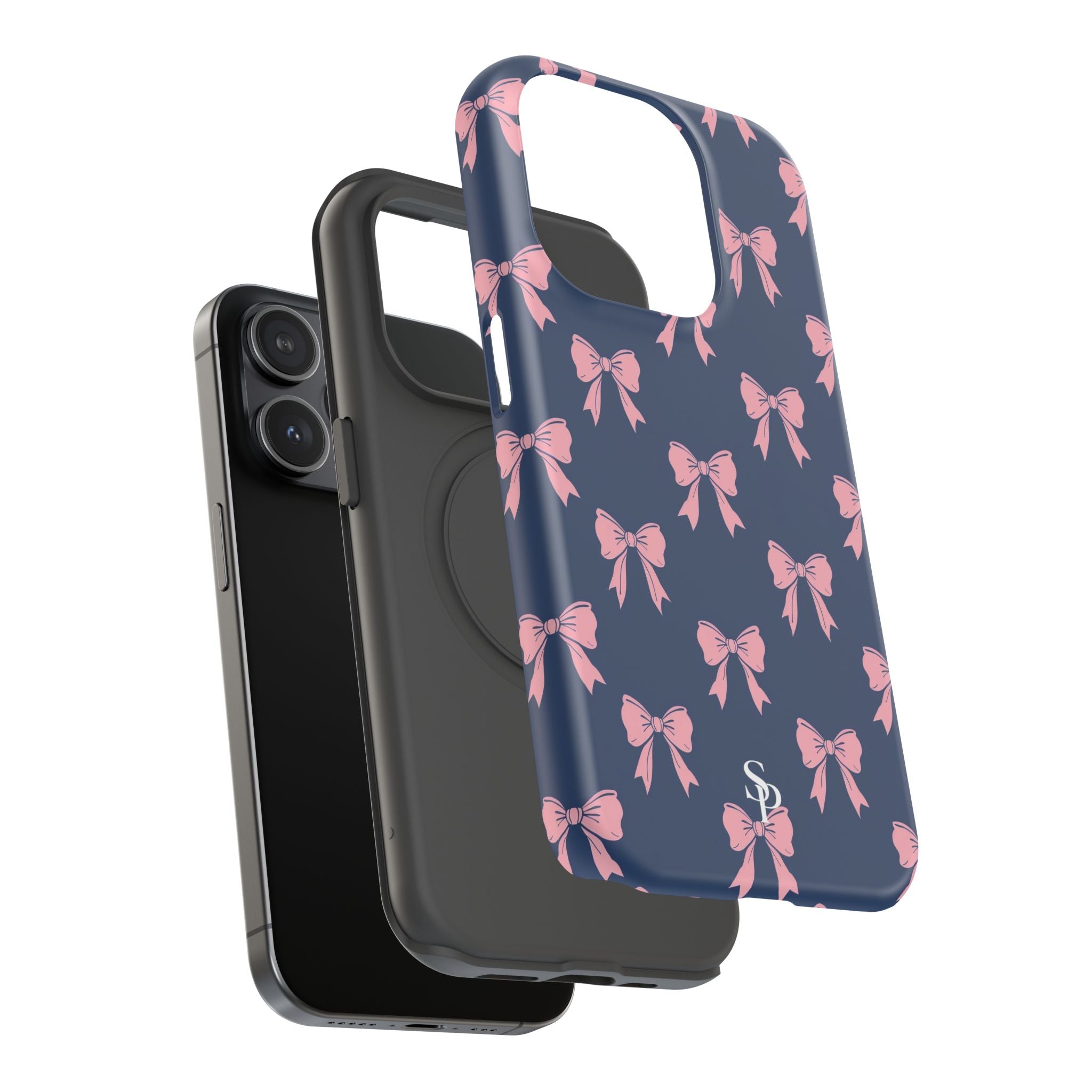 Chic Bow Impact-Resistant Phone Case
