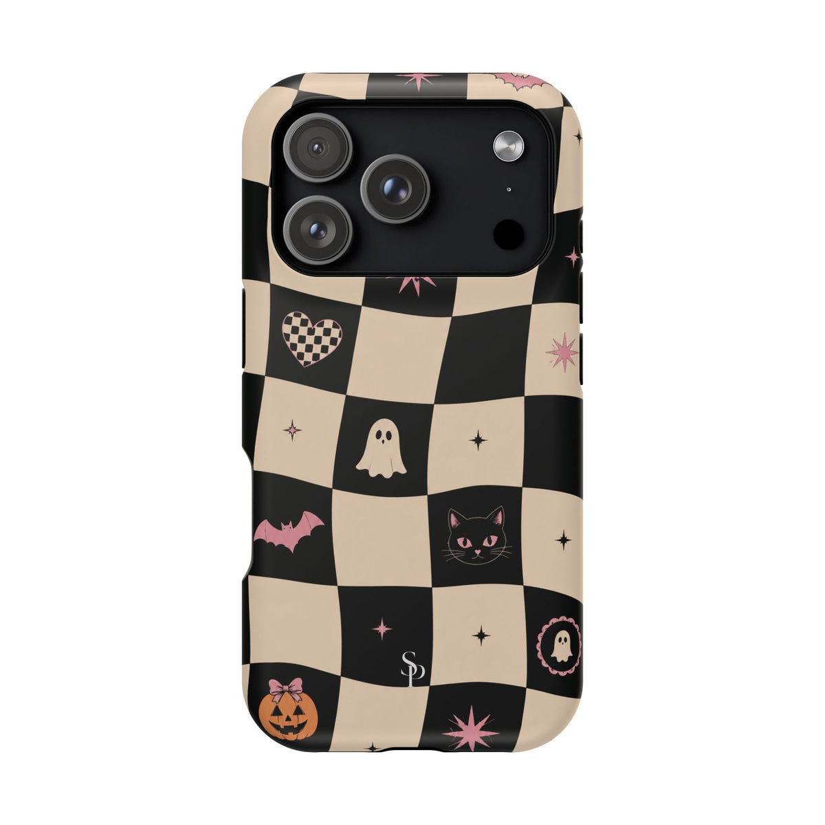 Halloween Checkerboard Magnetic Phone Case