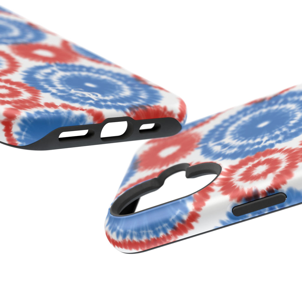 Patriotic Tie Dye Impact Resistant Phone Case