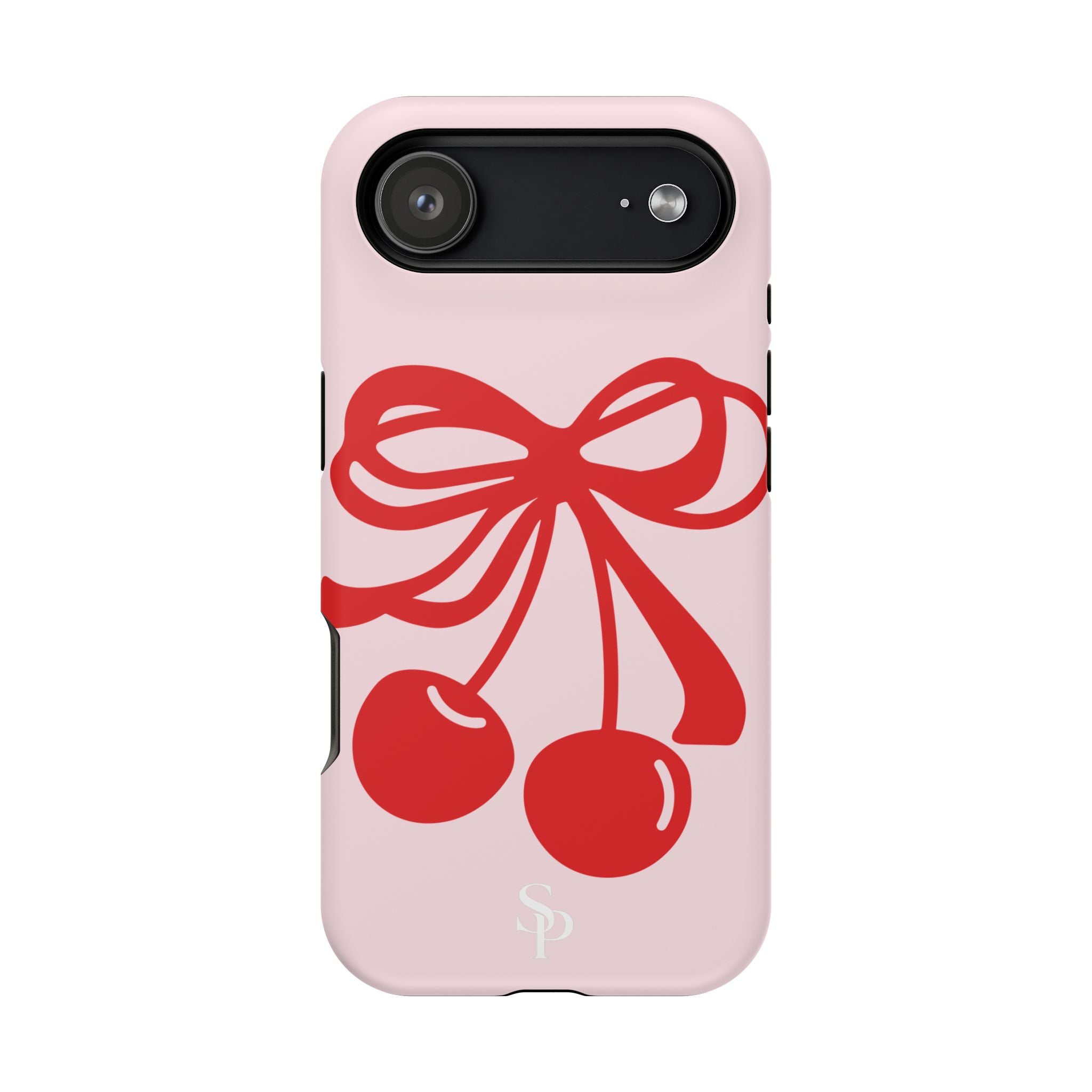 Cherry Bow Impact-Resistant Phone Case