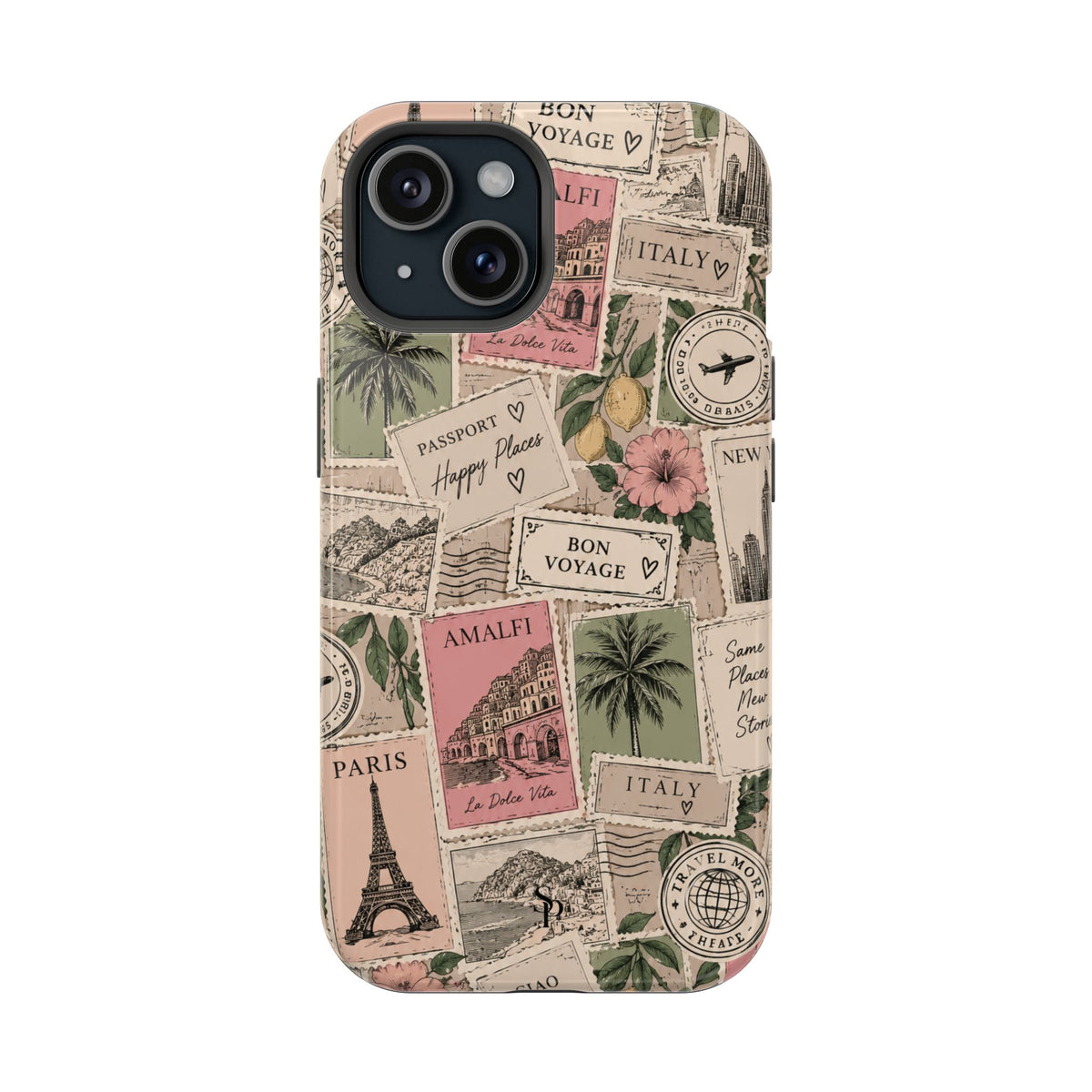 Travel Passport Stamp Magnetic Case