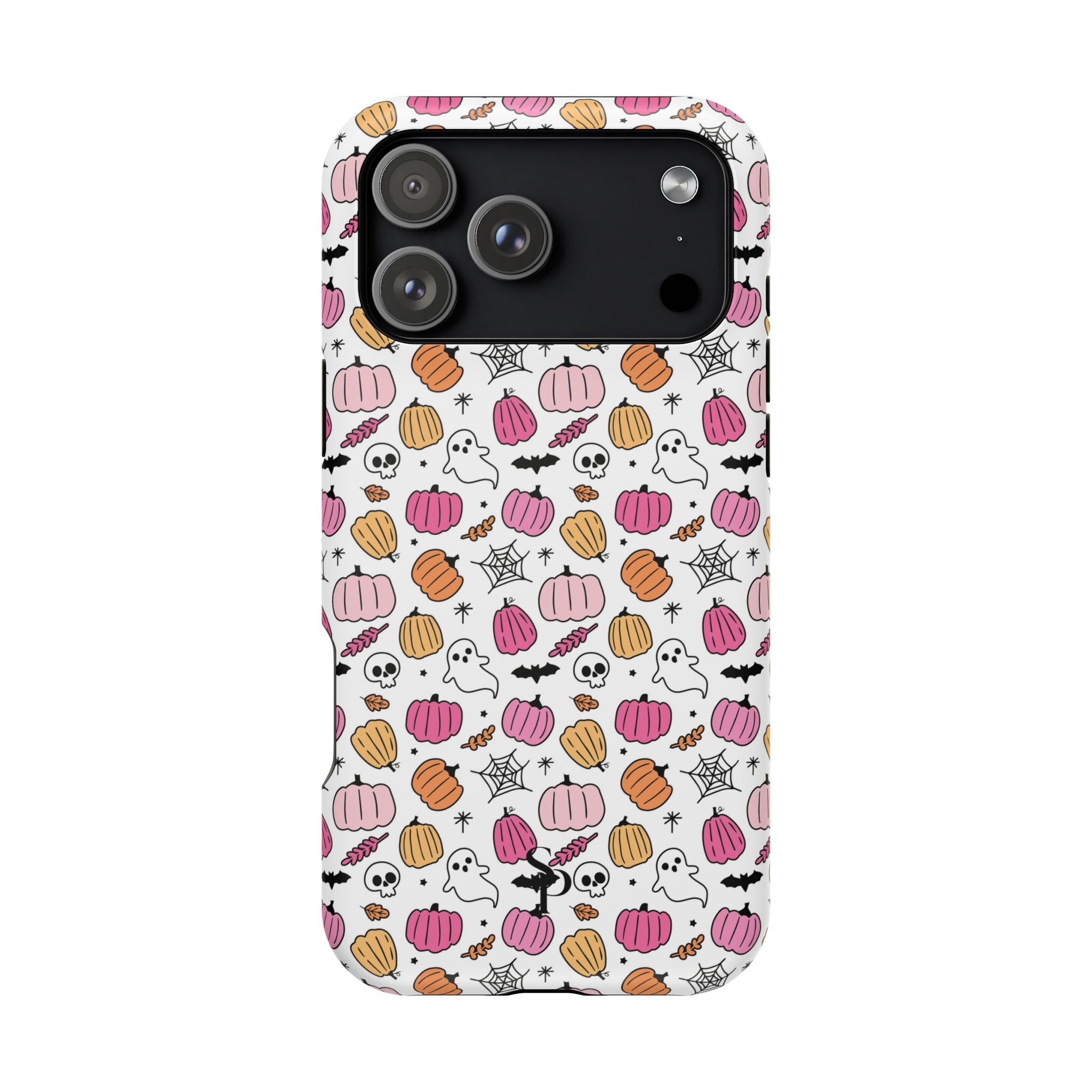 Pink Halloween Impact-Resistant Cases