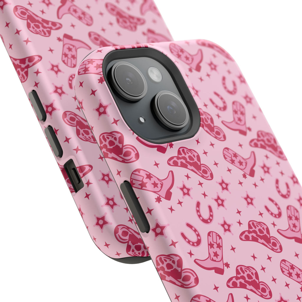 Pink Cowgirl Impact-Resistant Case