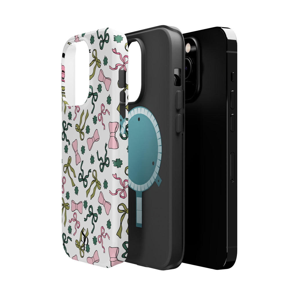 Bows and Shamrocks Magnetic Phone Case