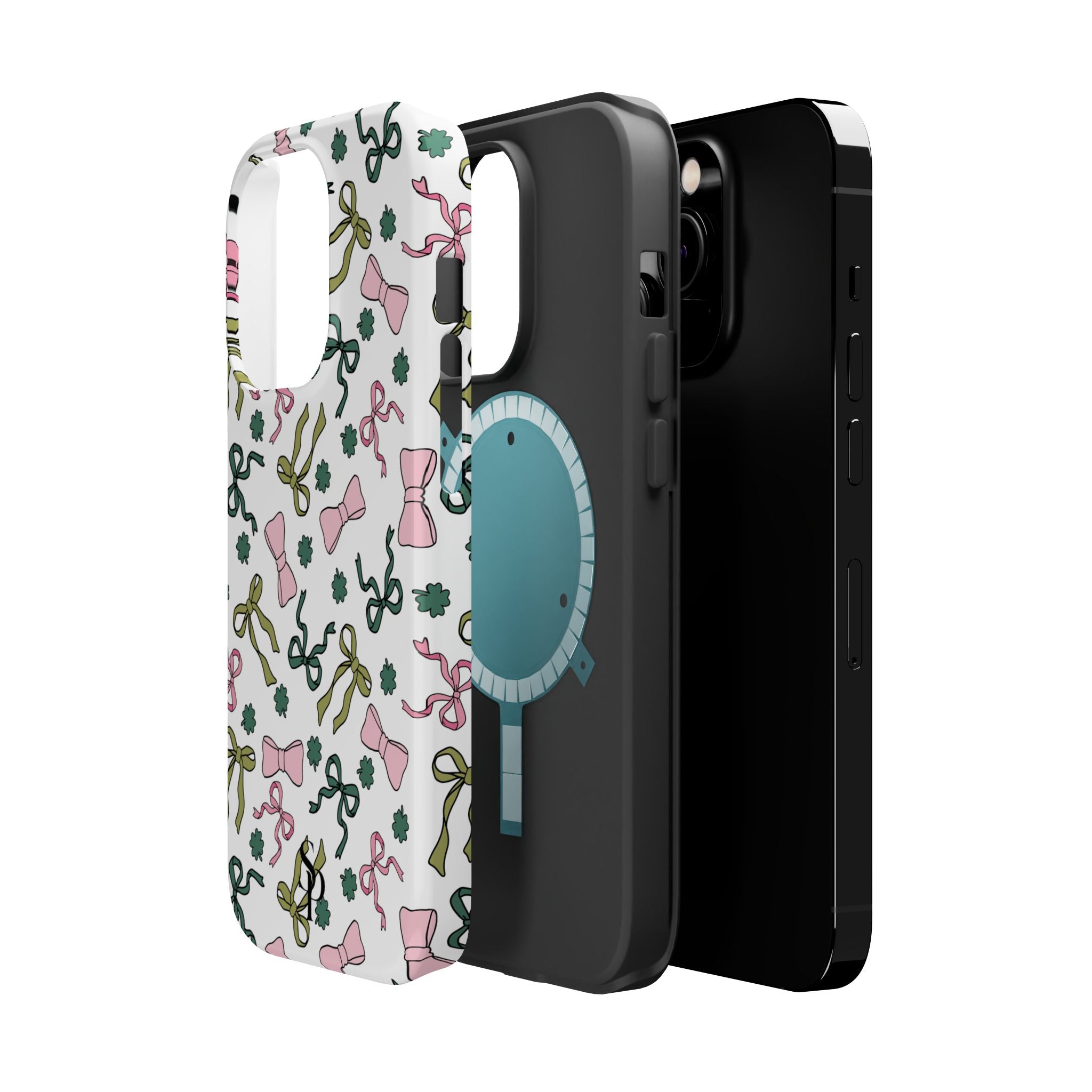 Bows and Shamrocks Magnetic Phone Case