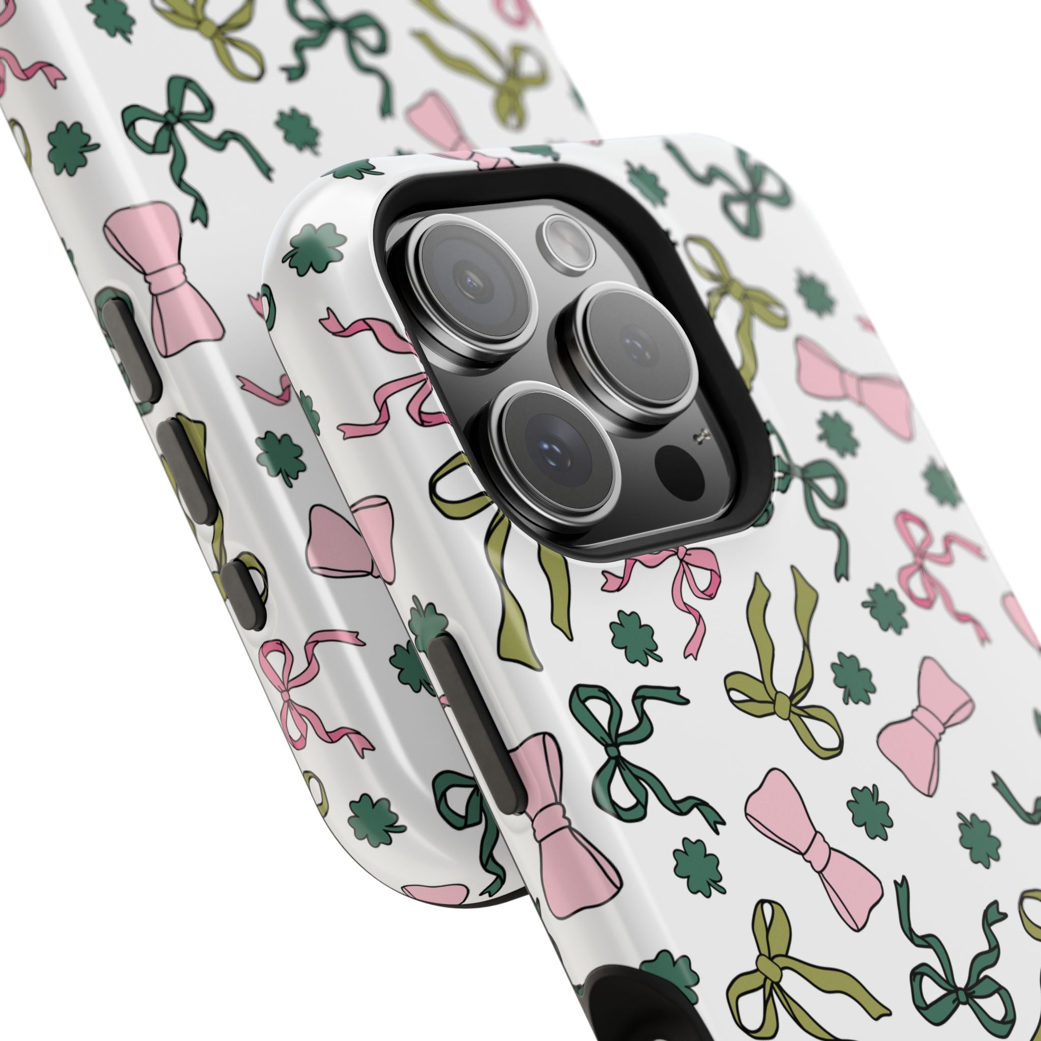 Bows and Shamrocks Magnetic Phone Case