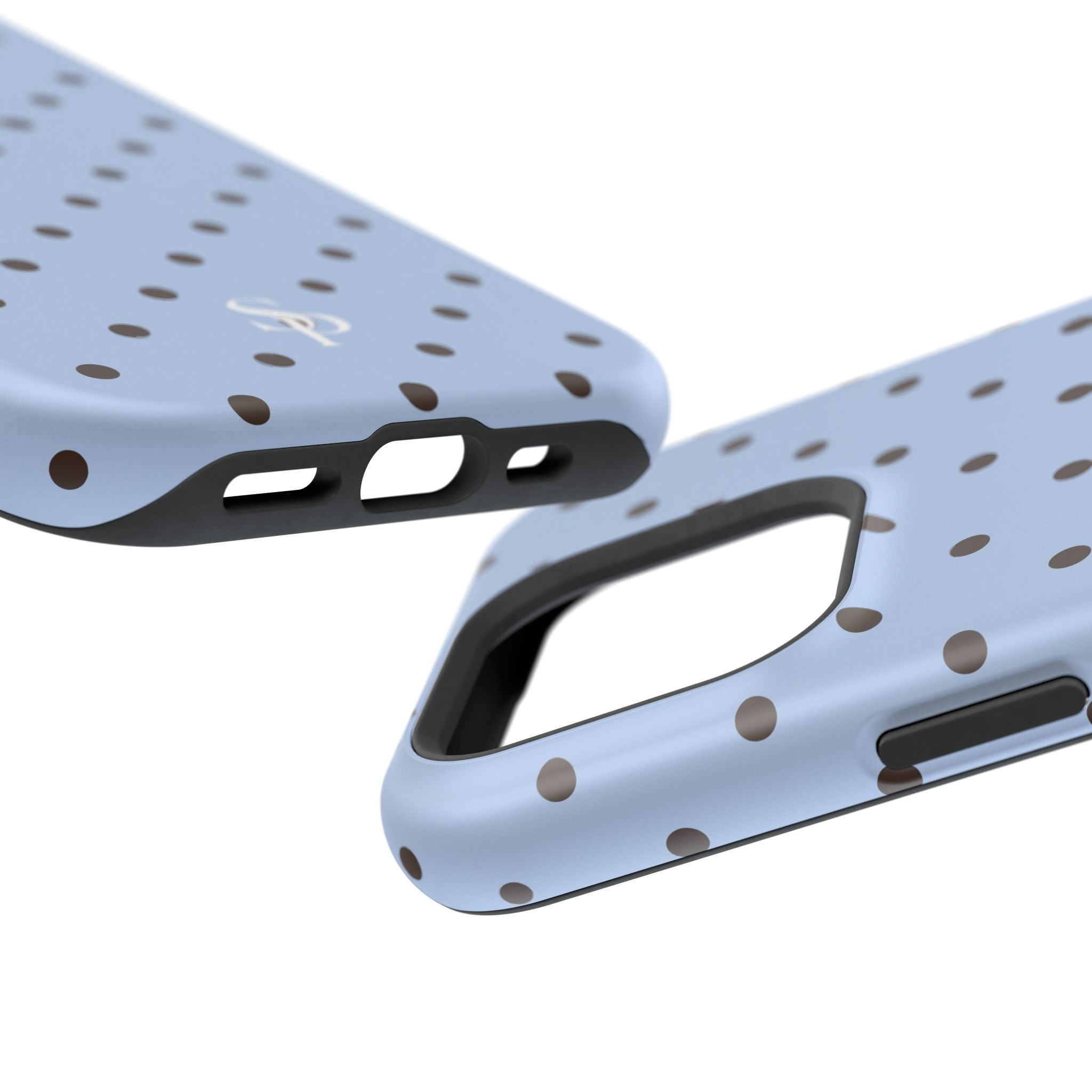 Blue Polka Dot Magnetic Impact Phone Case