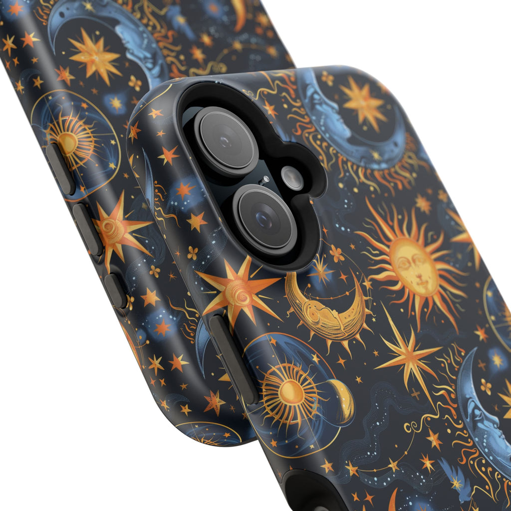 Celestial Sun and Moon Impact-Resistant Phone Case