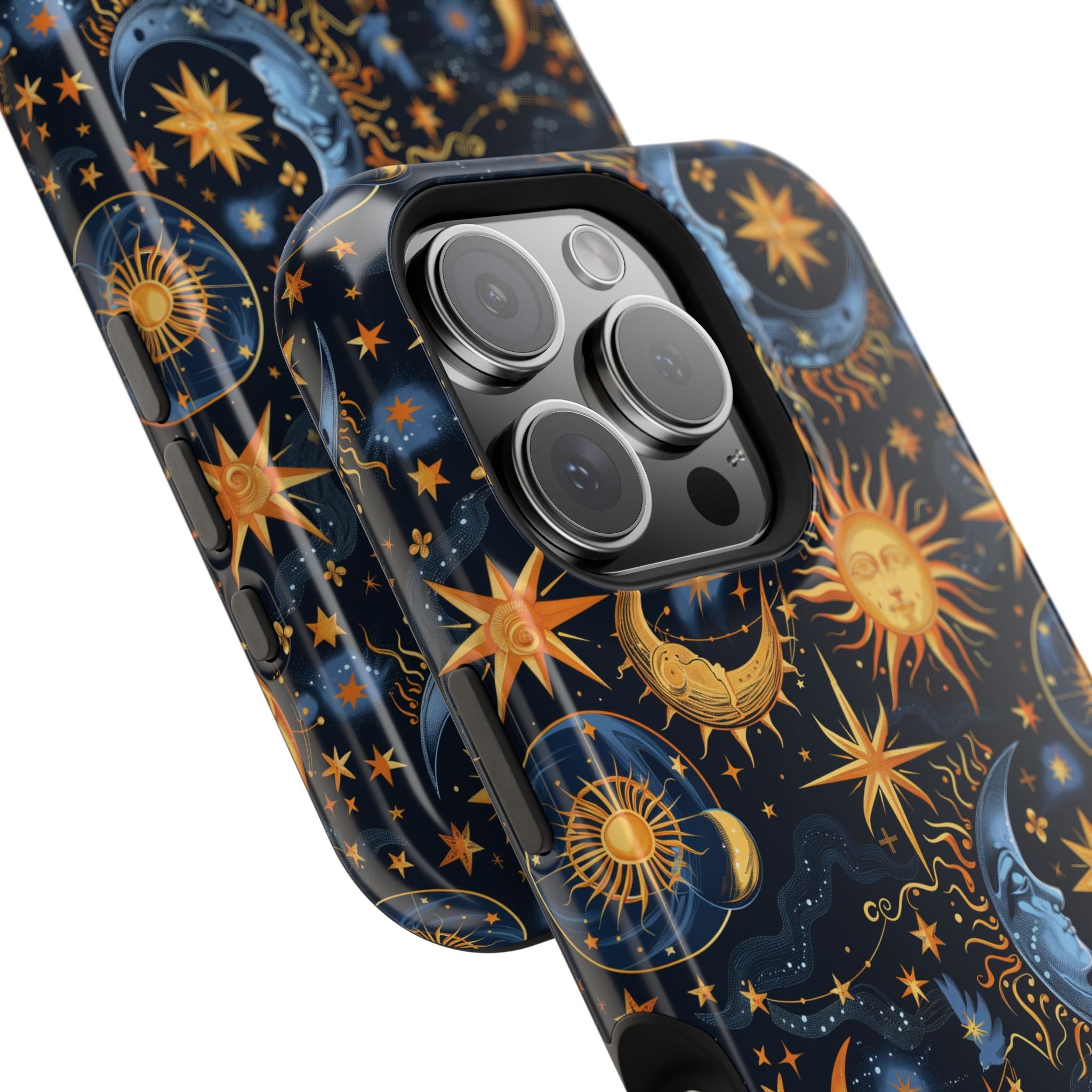 Celestial Sun and Moon Impact-Resistant Phone Case