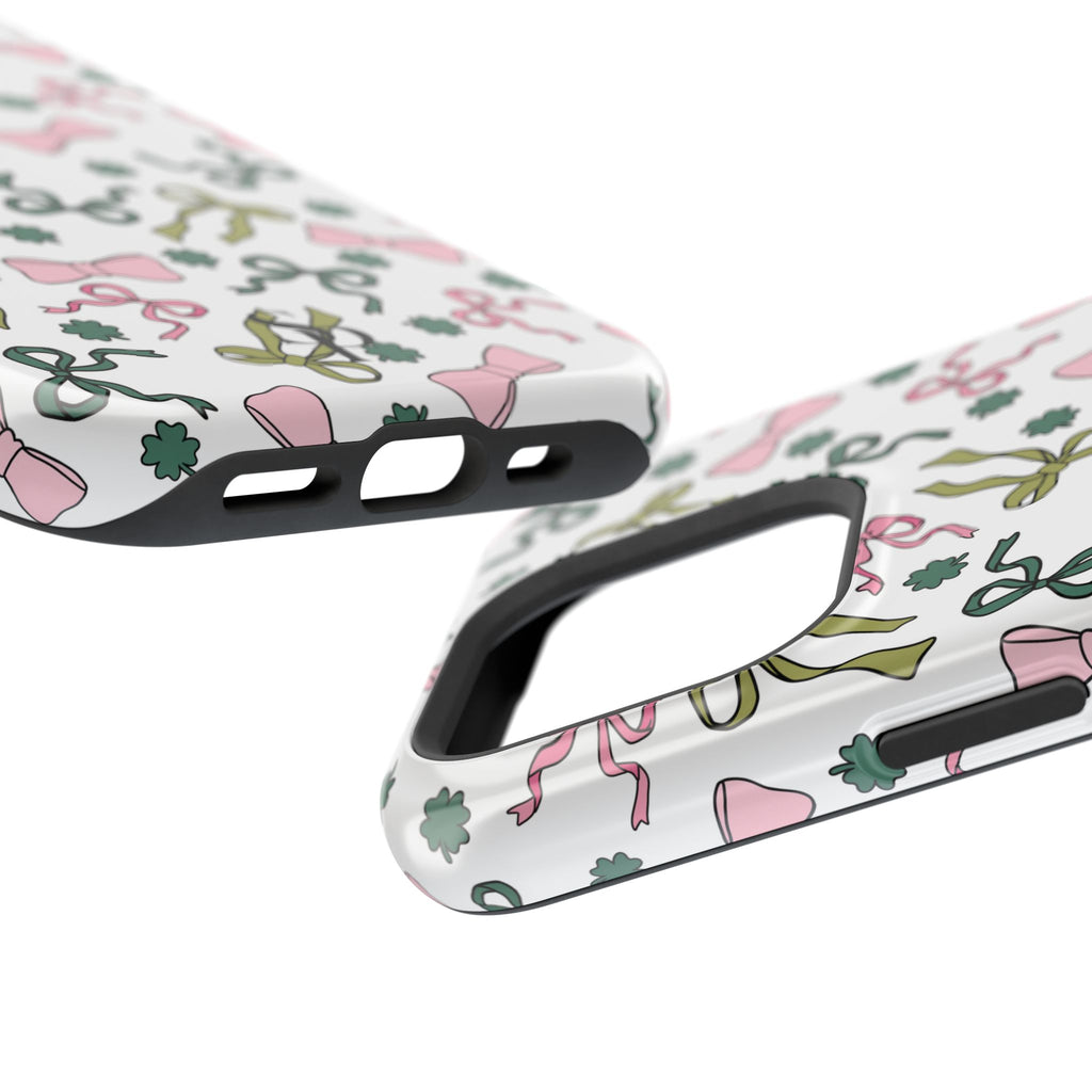 Bows and Shamrocks Magnetic Phone Case