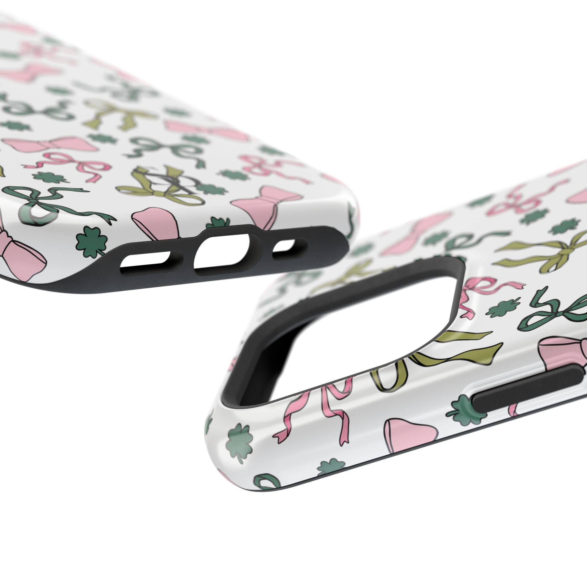 Bows and Shamrocks Magnetic Phone Case