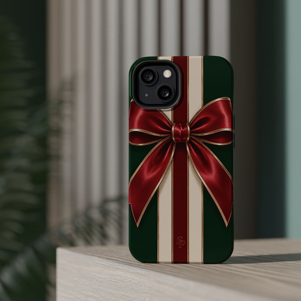 Christmas Gift Bow Magnetic Phone Case