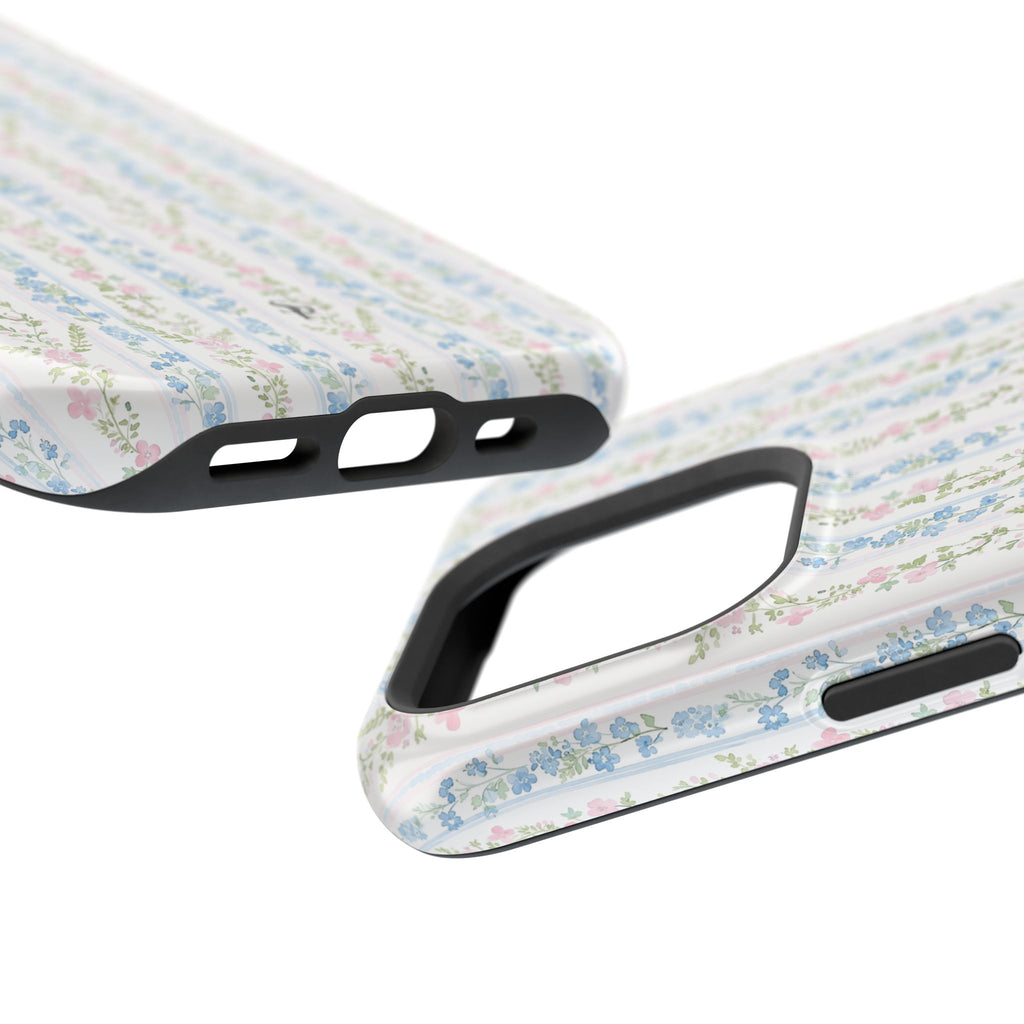 Pastel Floral Pattern Magnetic Tough Case