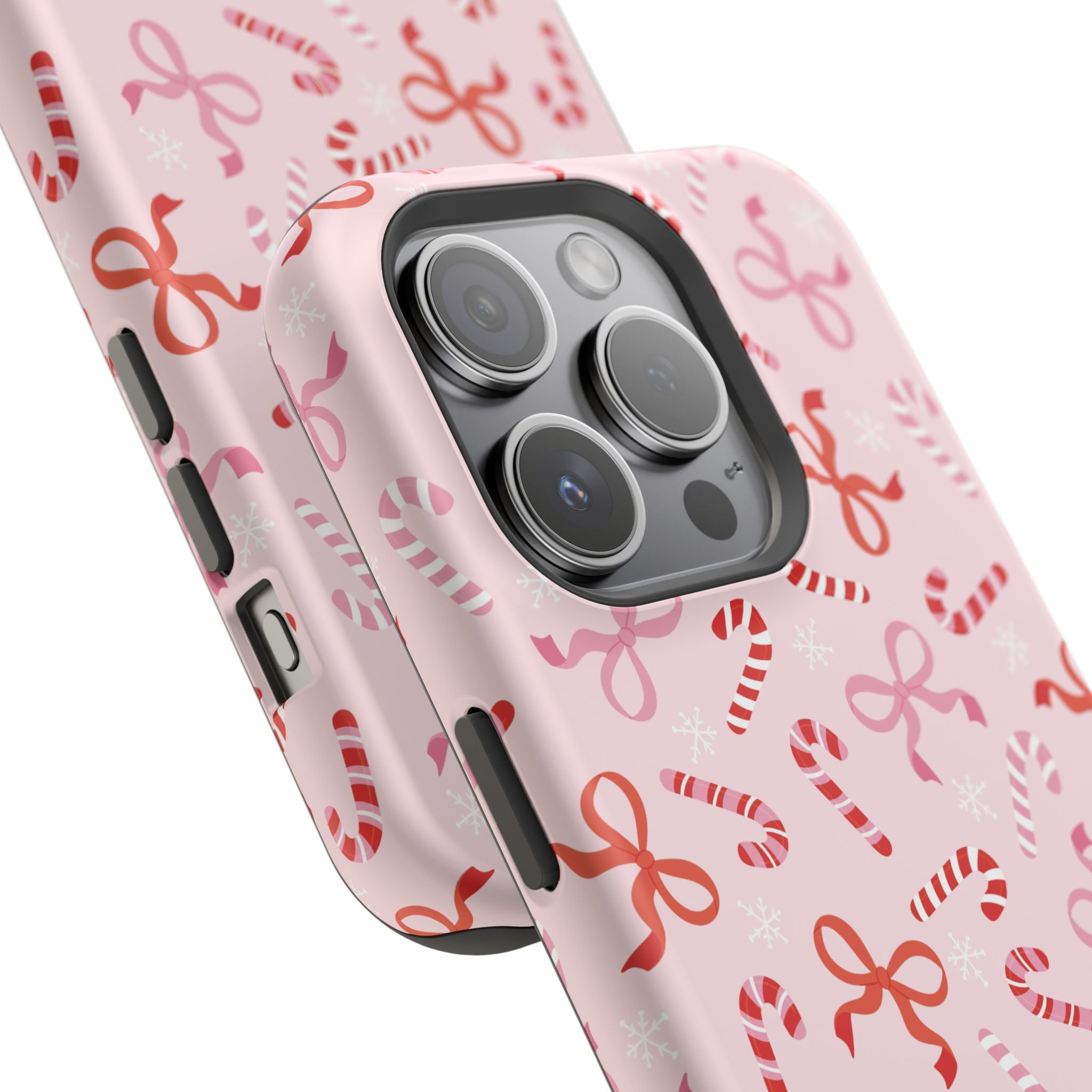 Candy Cane Impact-Resistant Phone Case - Limited Edition
