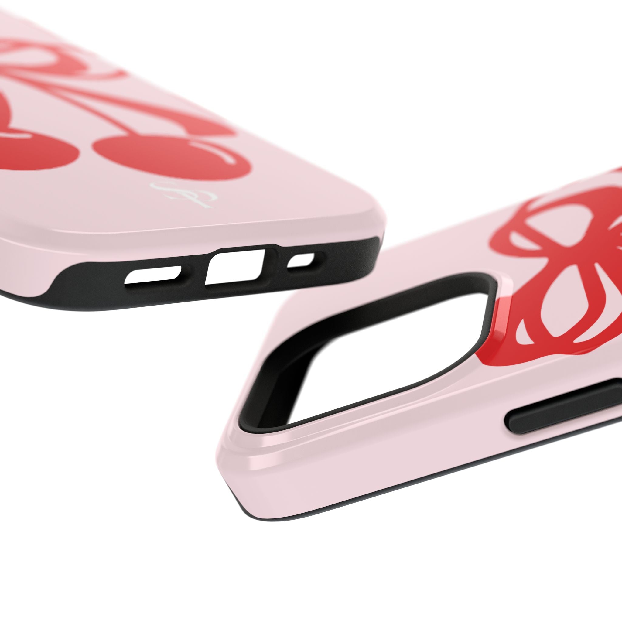 Cherry Bow Impact-Resistant Phone Case