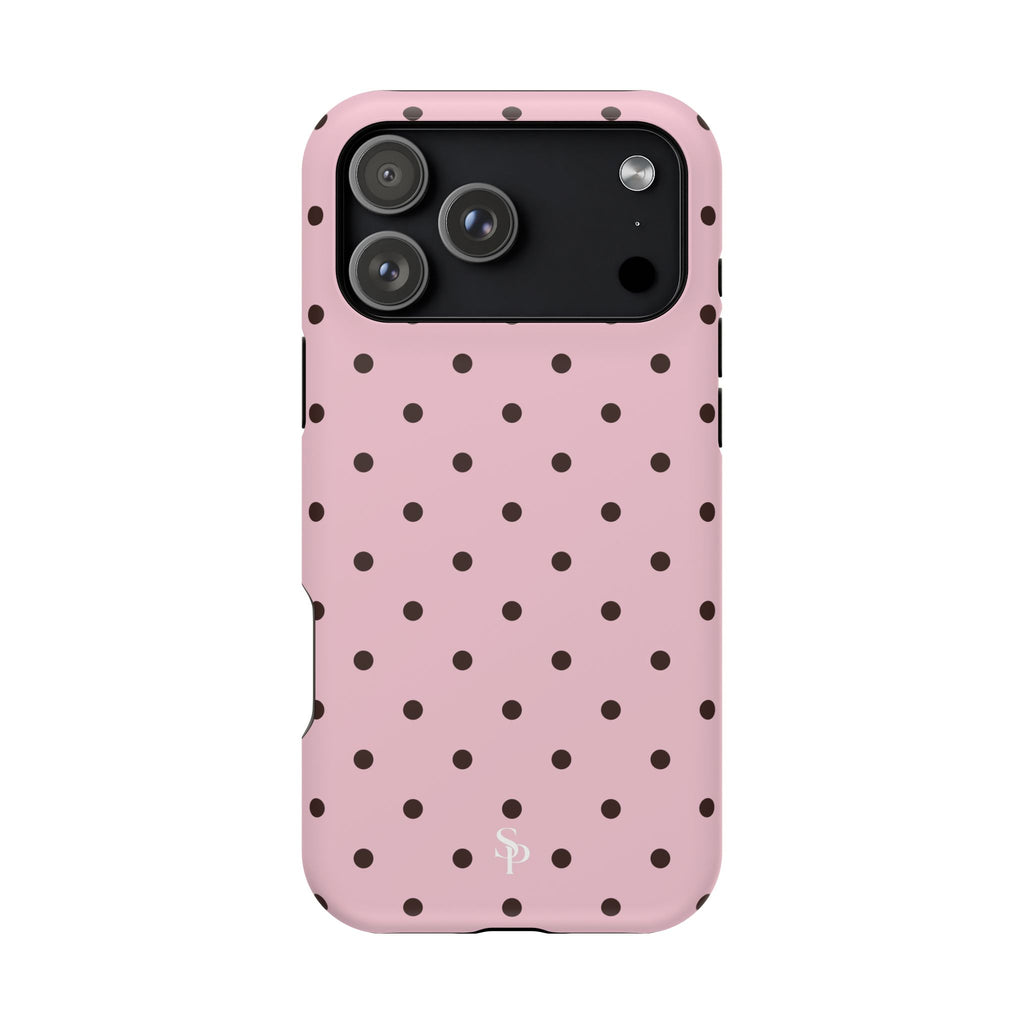 Pink Polka Dot Magnetic Case