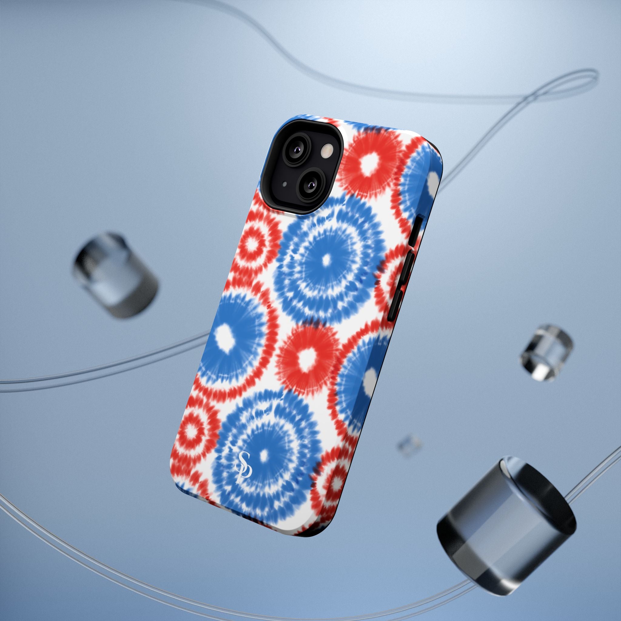 Patriotic Tie Dye Impact Resistant Phone Case