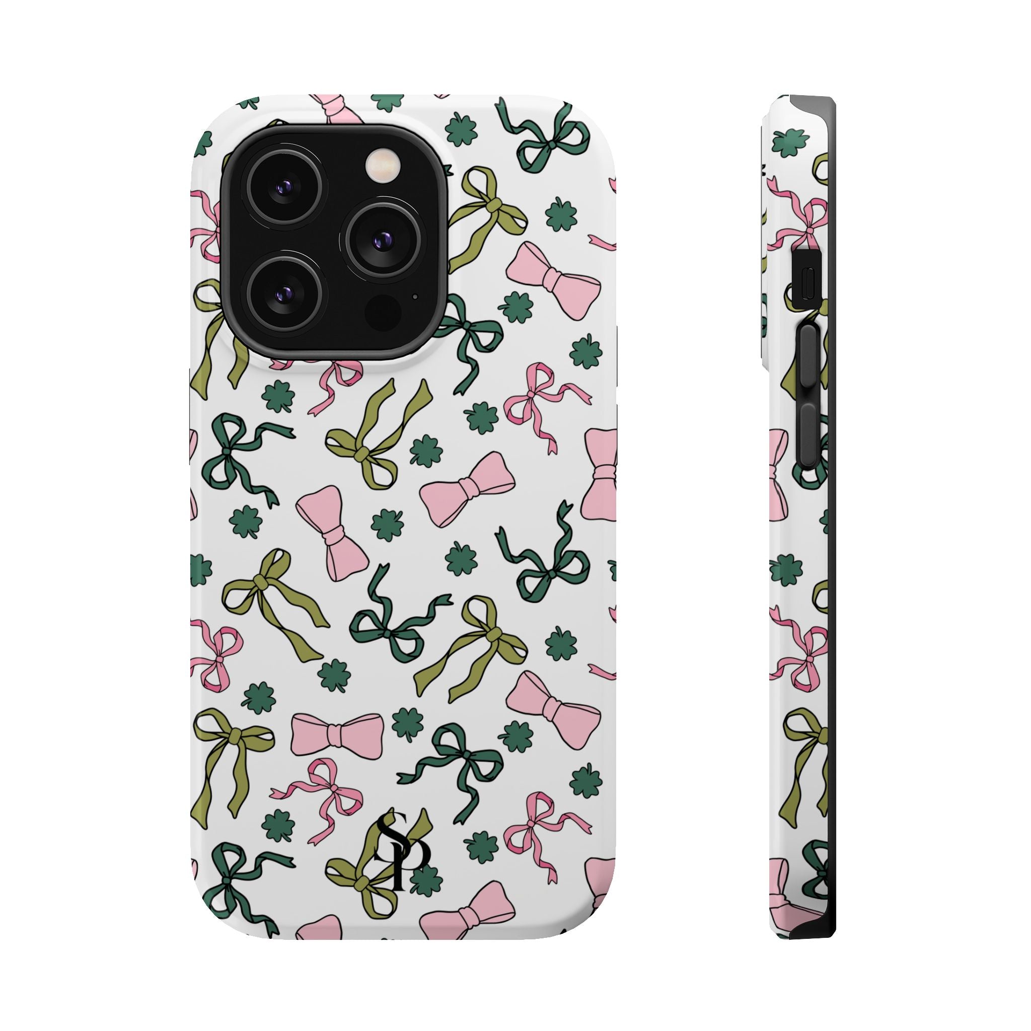 Bows and Shamrocks Magnetic Phone Case