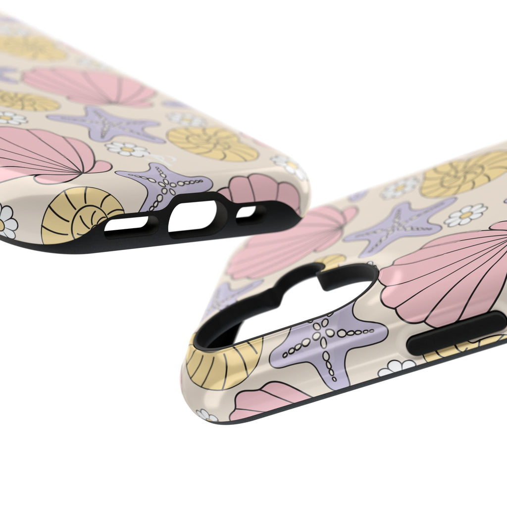 Coastal Shells Impact-Resistant Phone Case