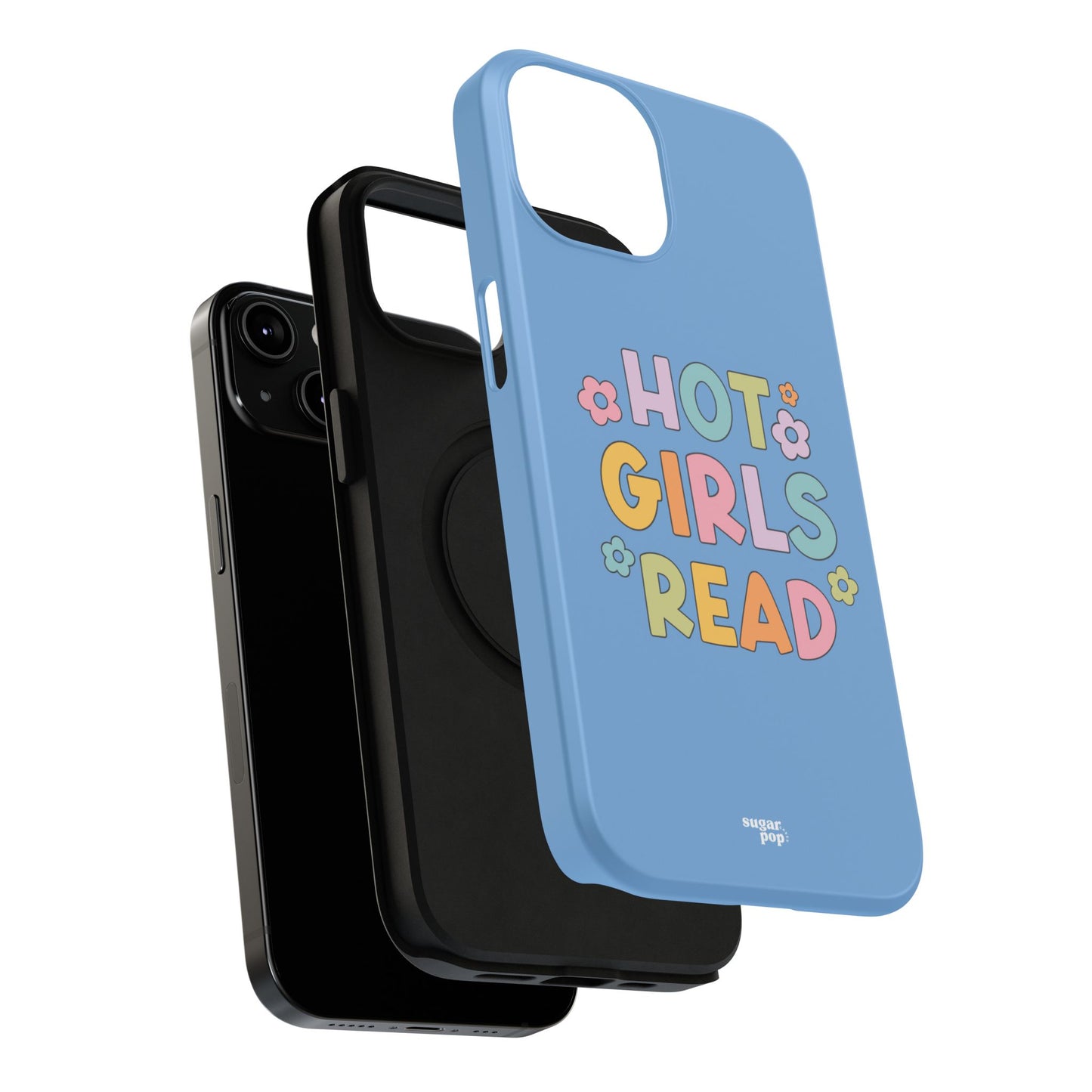 Hot Girls Read Impact-Resistant Phone Case - Design for Book Lovers