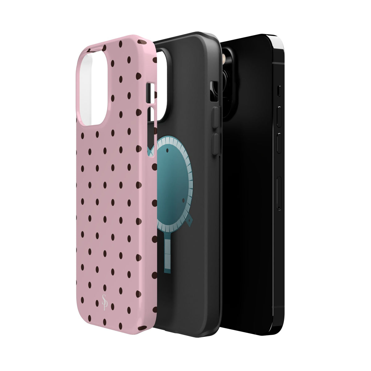 Pink Polka Dot Magnetic Case