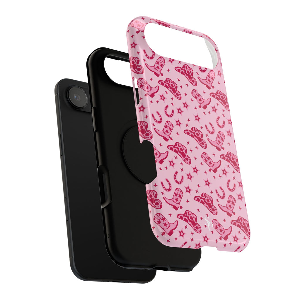 Pink Cowgirl Impact-Resistant Case